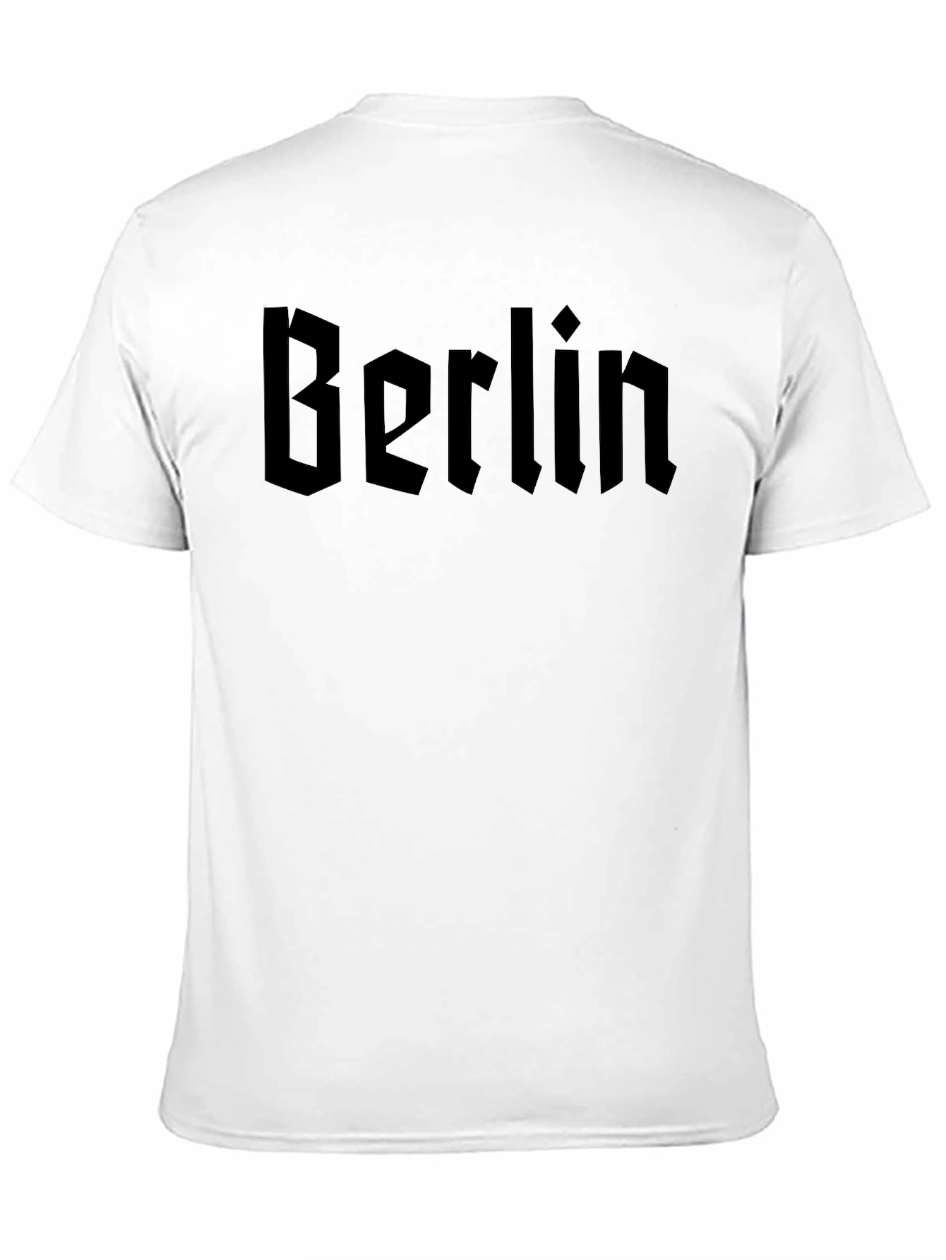 Berlin Gothic Style Black T-Shirt