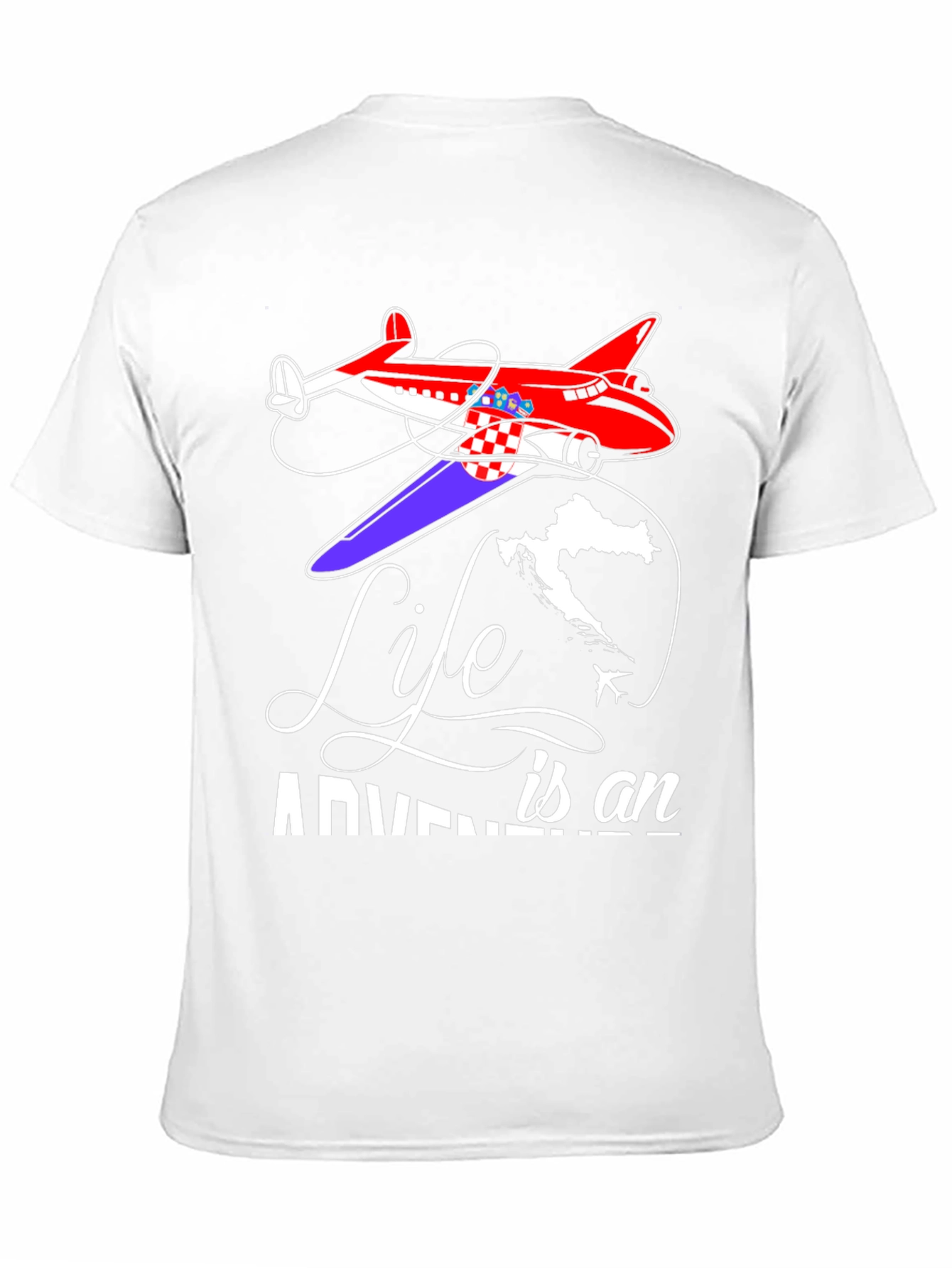 Life is an Adventure Airplane T-Shirt