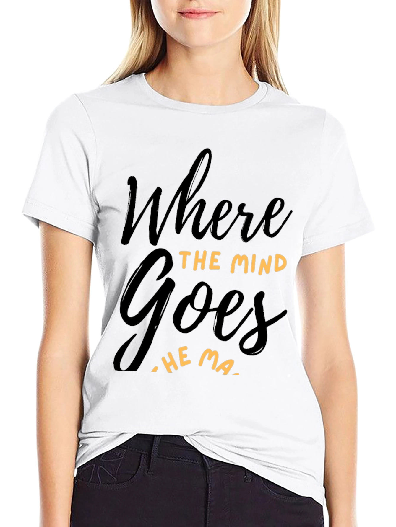 Where The Mind Goes T-Shirt - Inspirational Tee