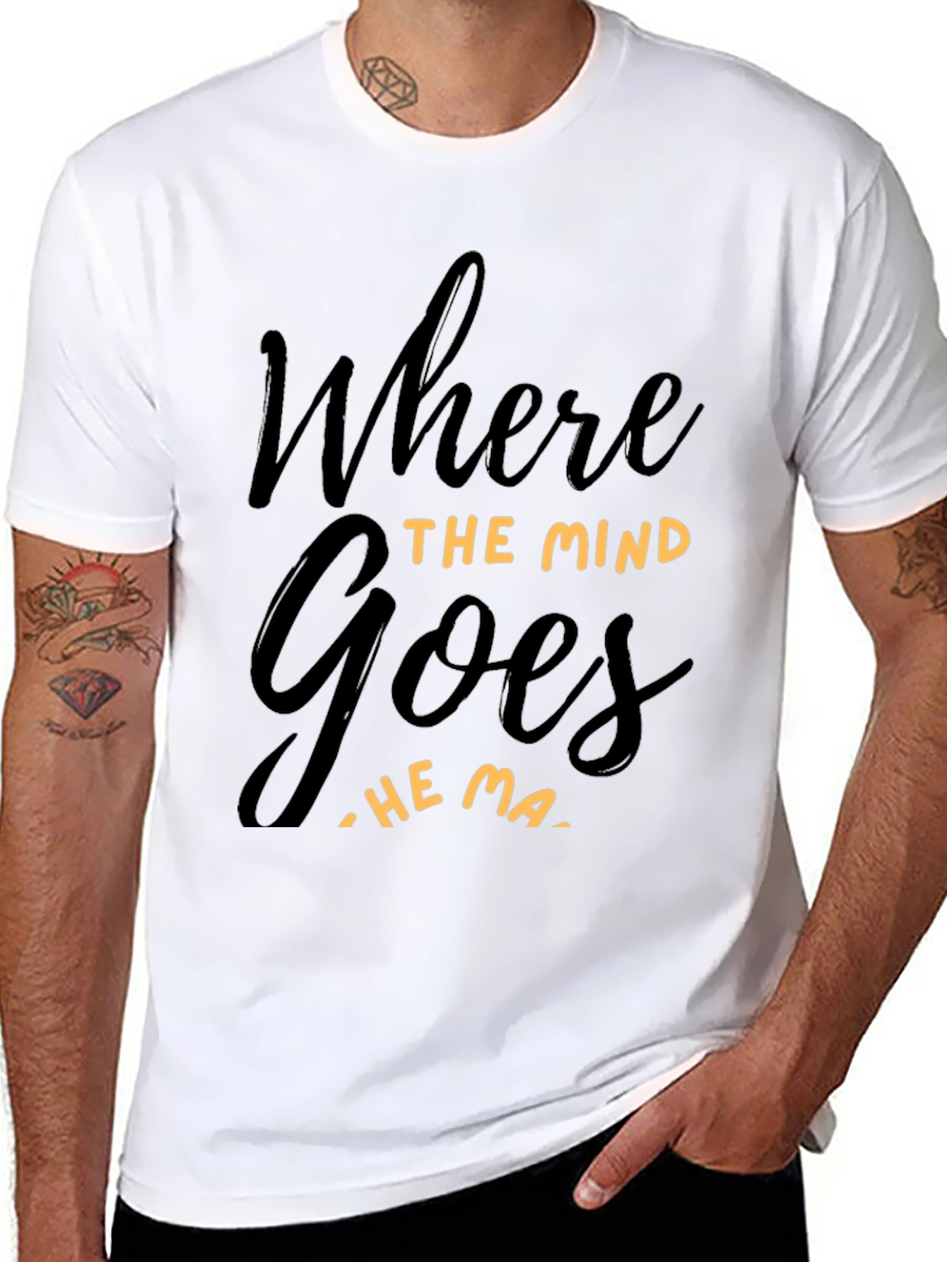 Where The Mind Goes T-Shirt - Inspirational Tee