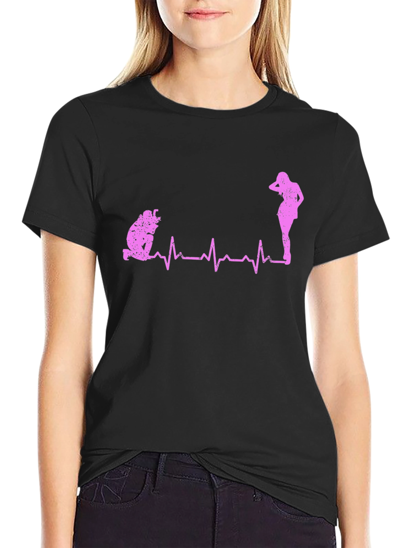 Funny Proposal Heartbeat Graphic Tee