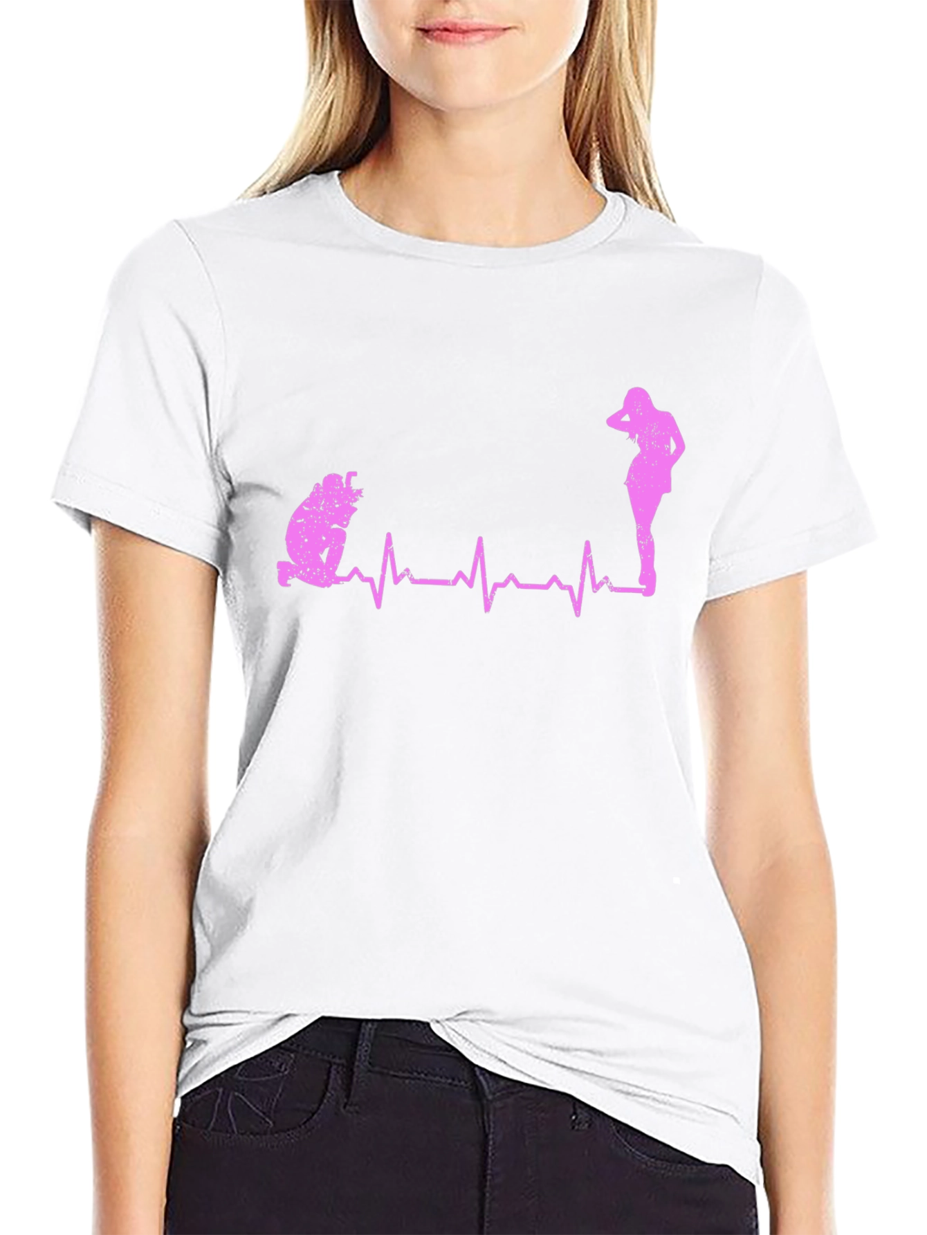 Funny Proposal Heartbeat Graphic Tee