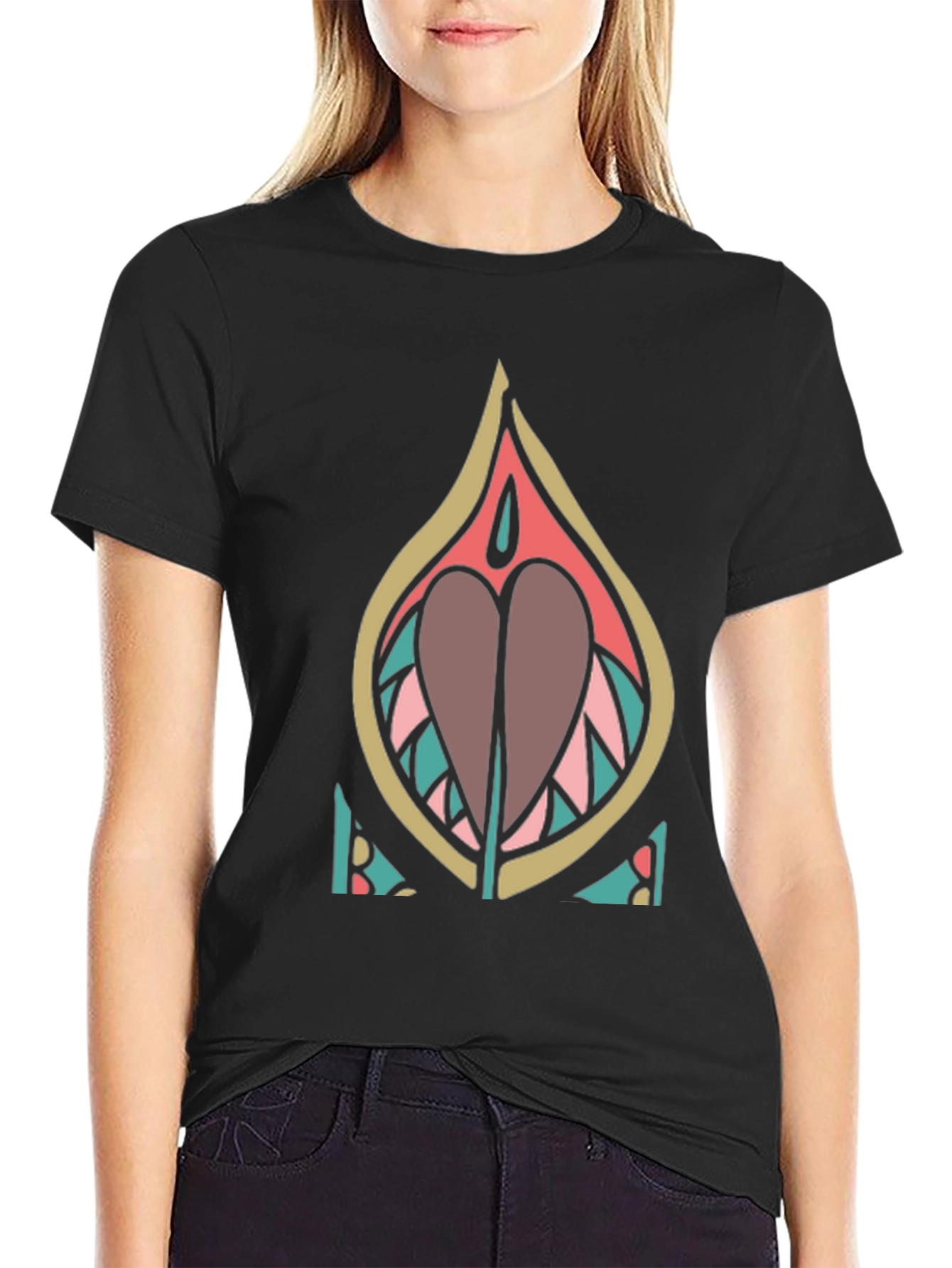 Unique Graphic Tee - Abstract Design