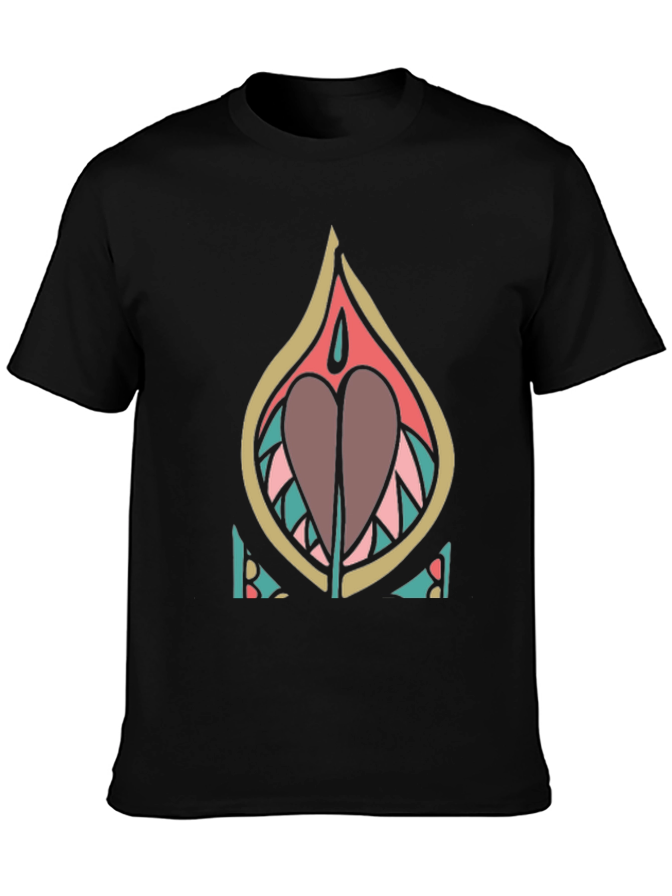 Unique Graphic Tee - Abstract Design