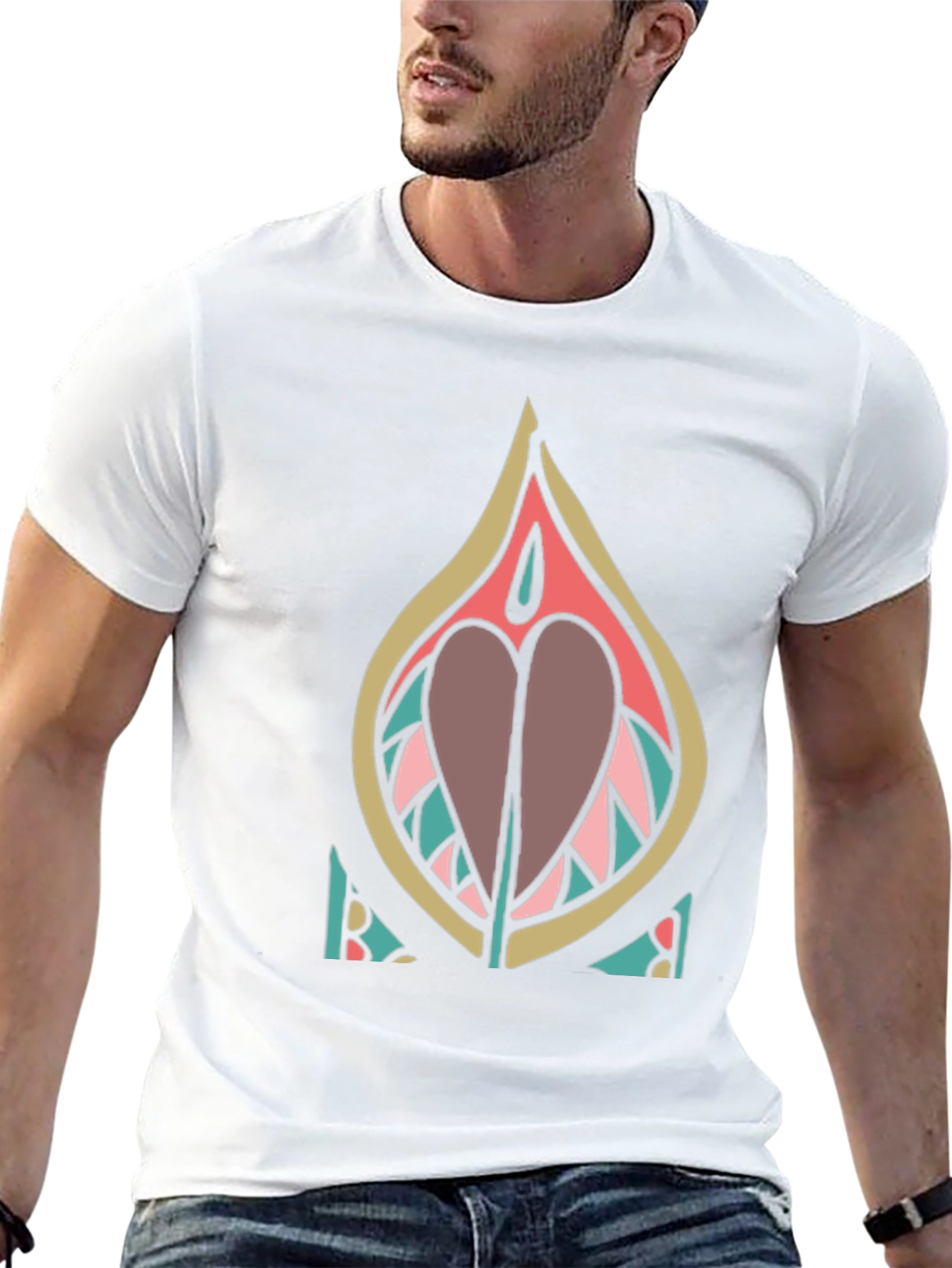 Unique Graphic Tee - Abstract Design