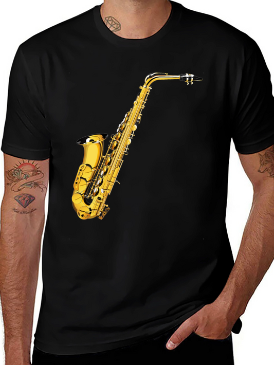 Saxophone Graphic Tee - Musicians Apparel