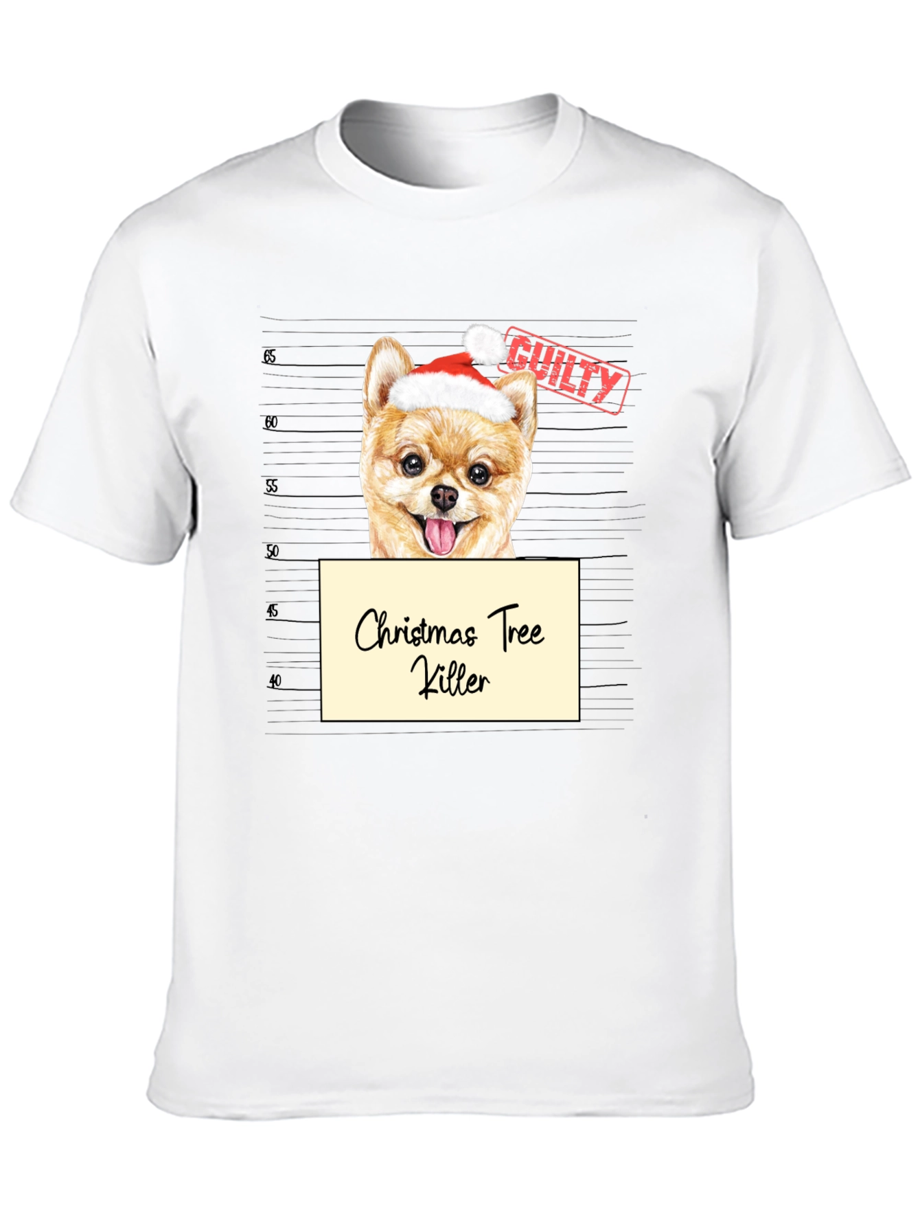 Christmas Tree Killer Dog T-Shirt