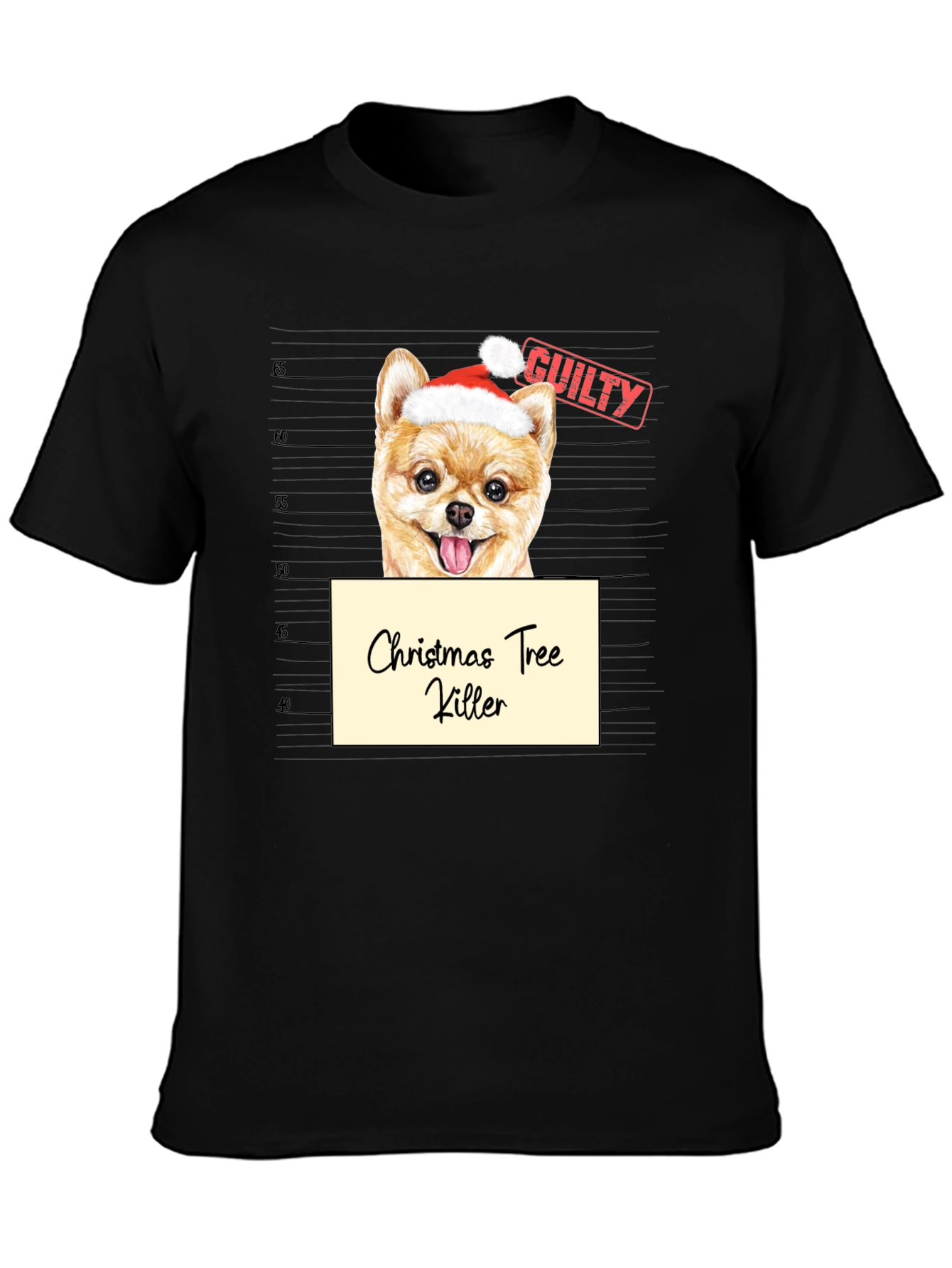Christmas Tree Killer Dog T-Shirt