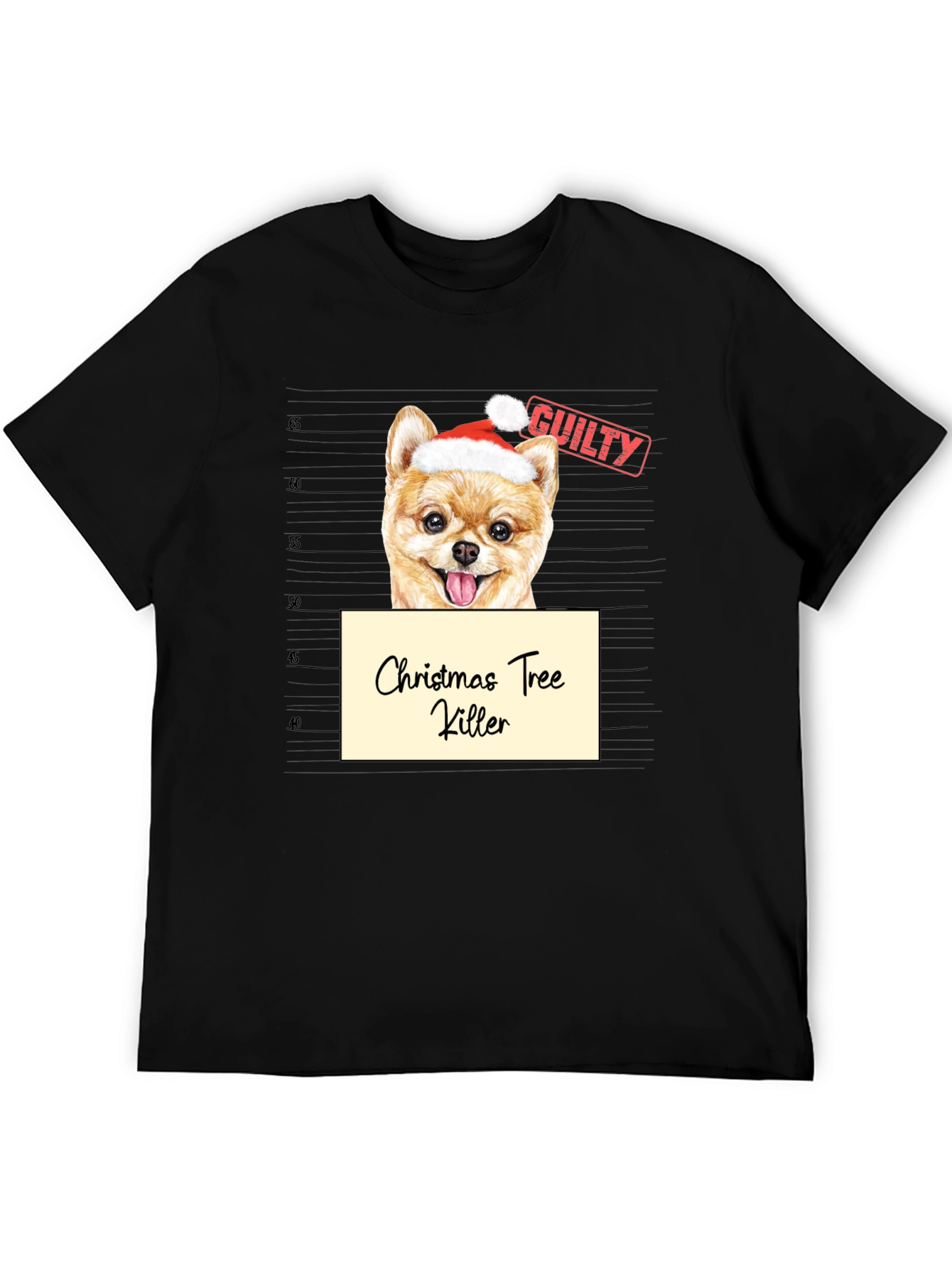 Christmas Tree Killer Dog T-Shirt