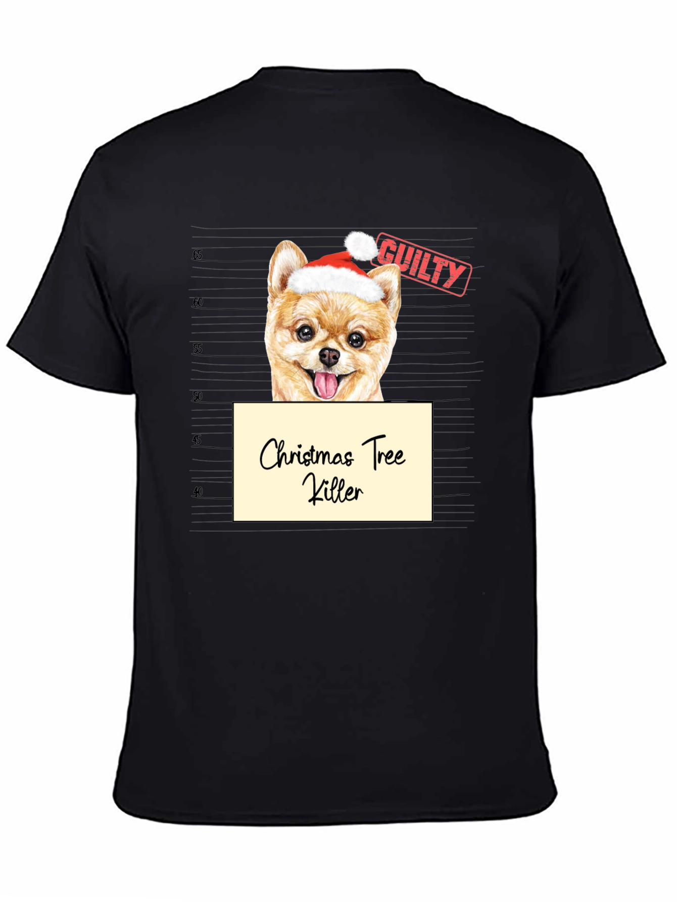 Christmas Tree Killer Dog T-Shirt