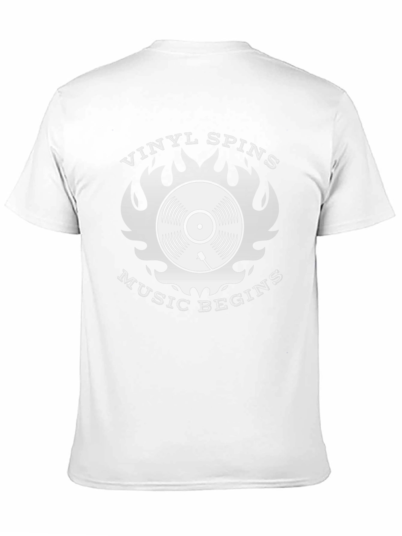 Vinyl Spins Music Begins Graphic T-Shirt