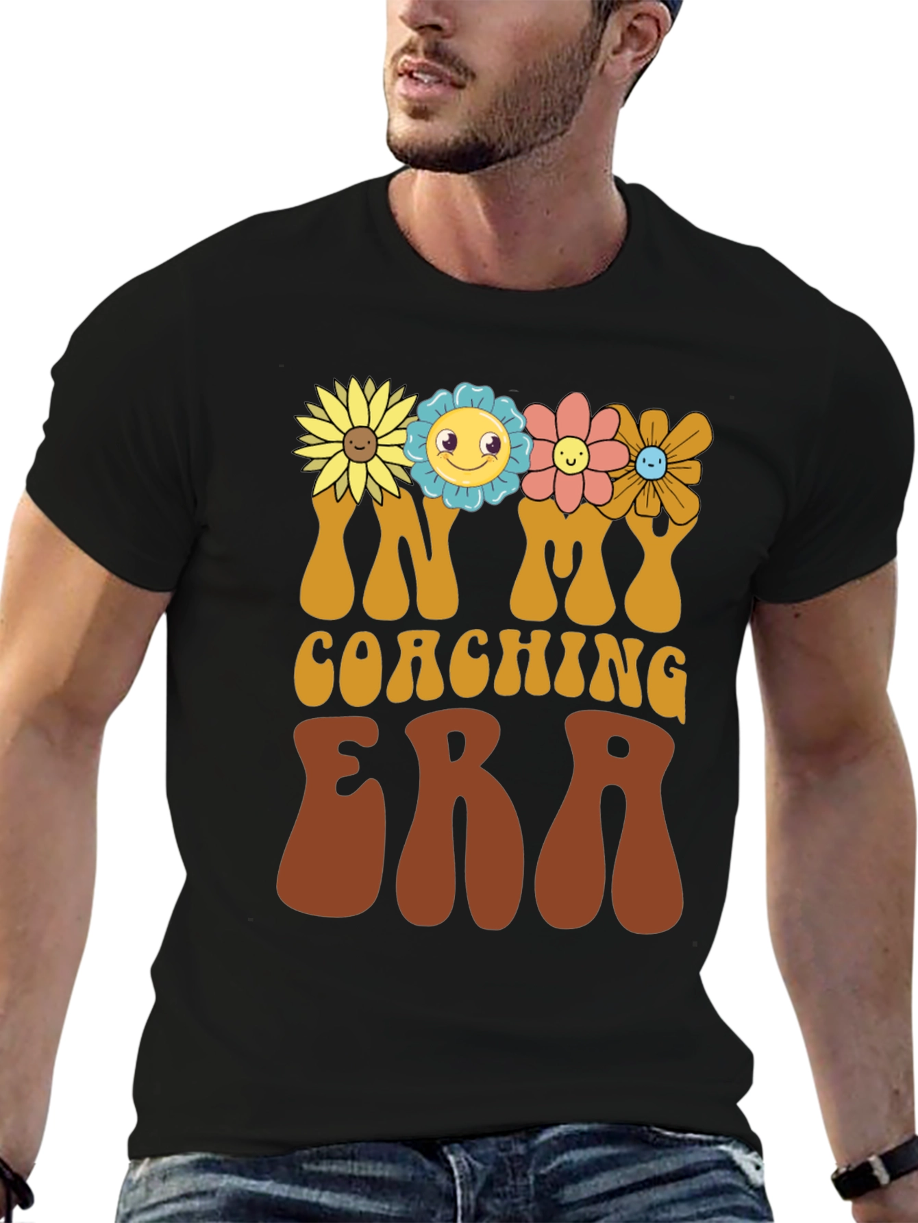 Coaching Era T-Shirt with Floral Design