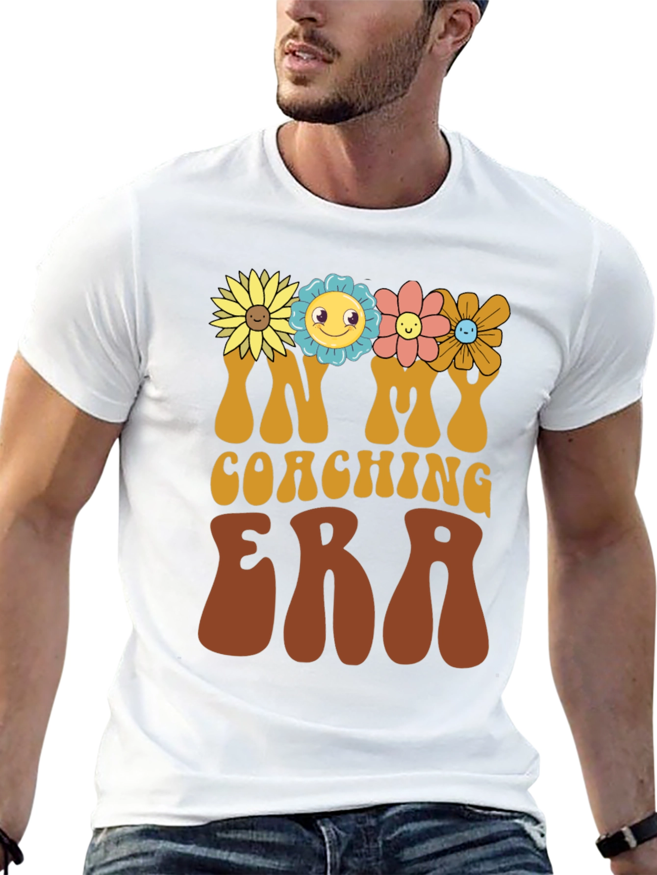 Coaching Era T-Shirt with Floral Design