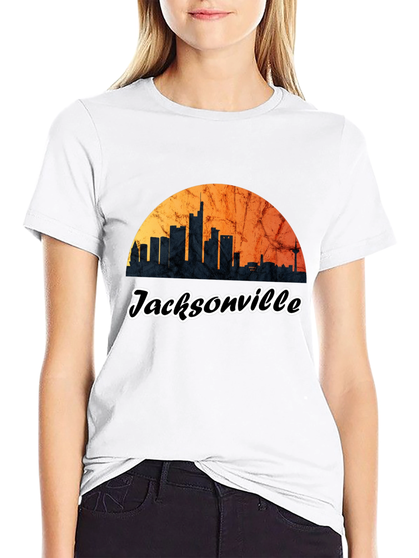 Jacksonville Skyline Graphic Tee - City Pride T-Shirt