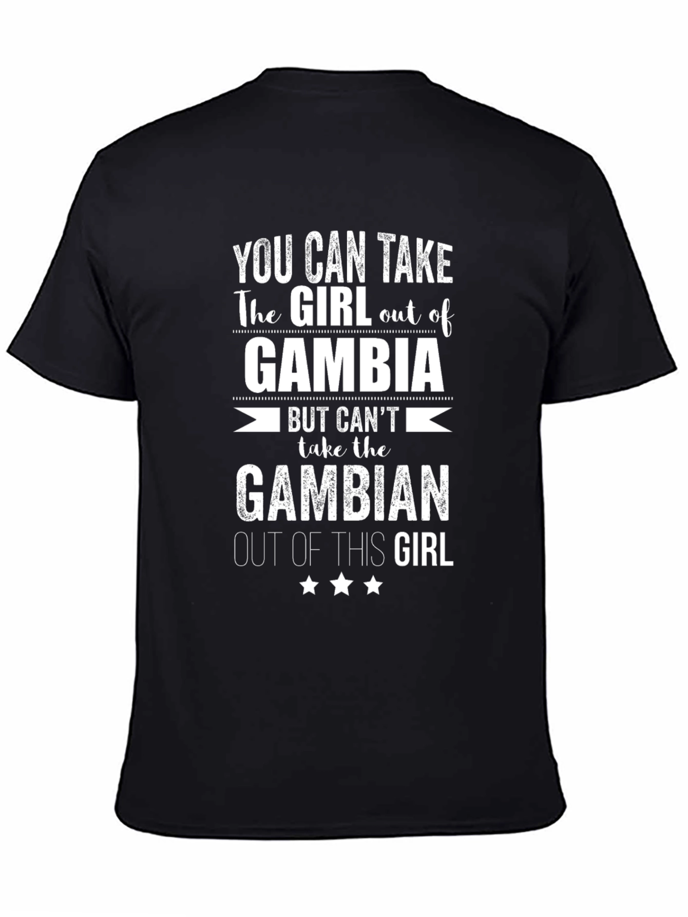 Gambian Girl T-Shirt - Pride of Gambia