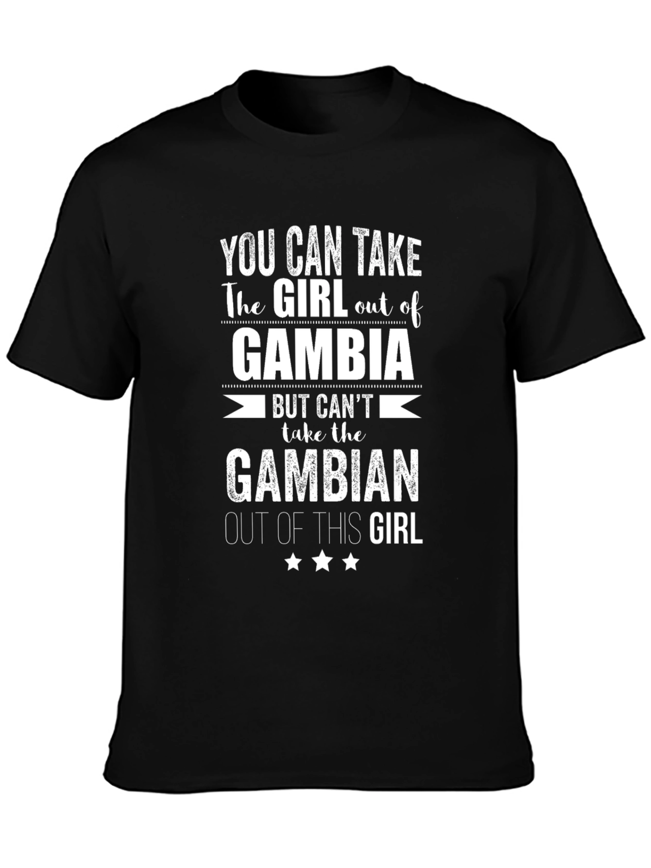 Gambian Girl T-Shirt - Pride of Gambia