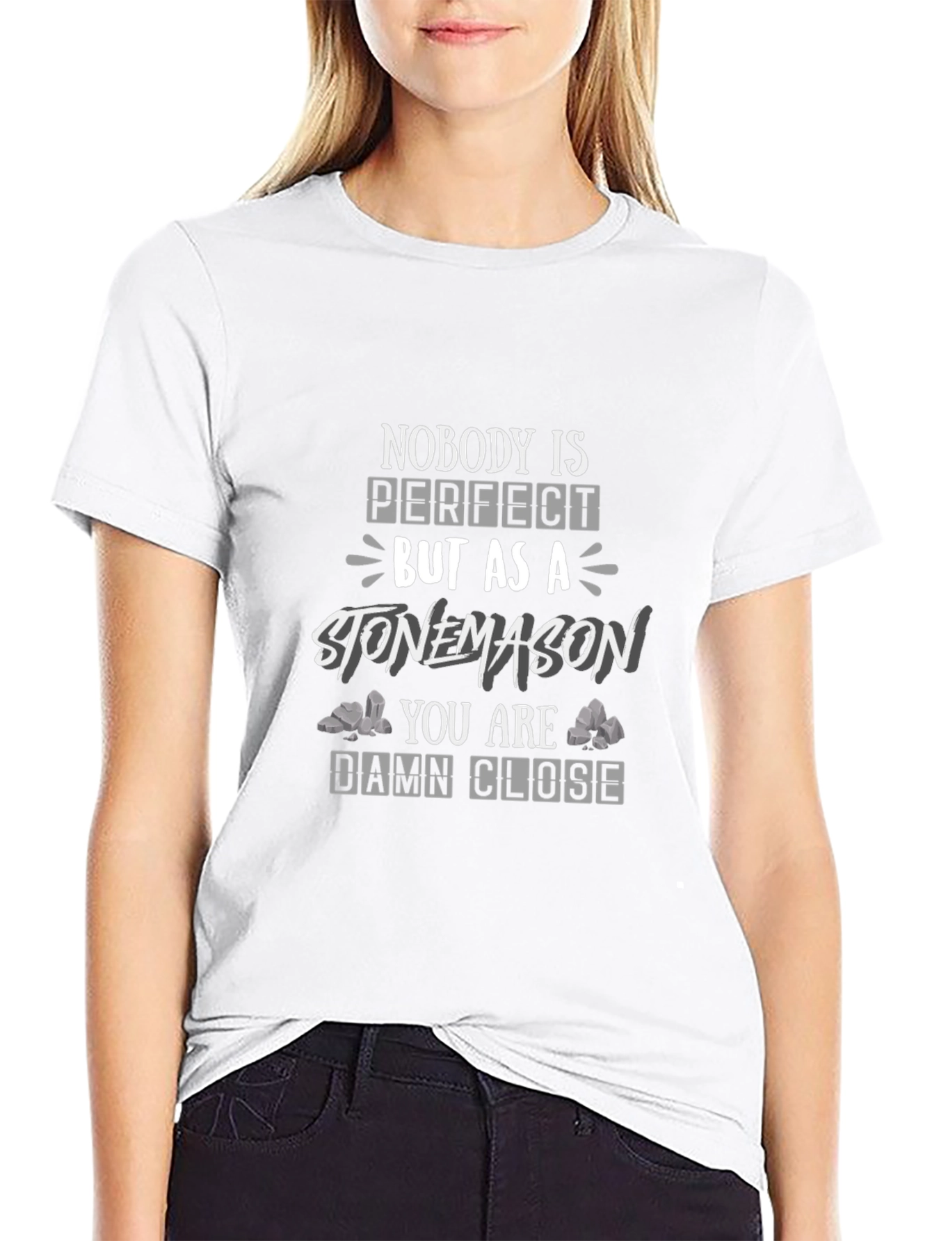 Stonemason Perfection T-Shirt - Gift for Craftsmen