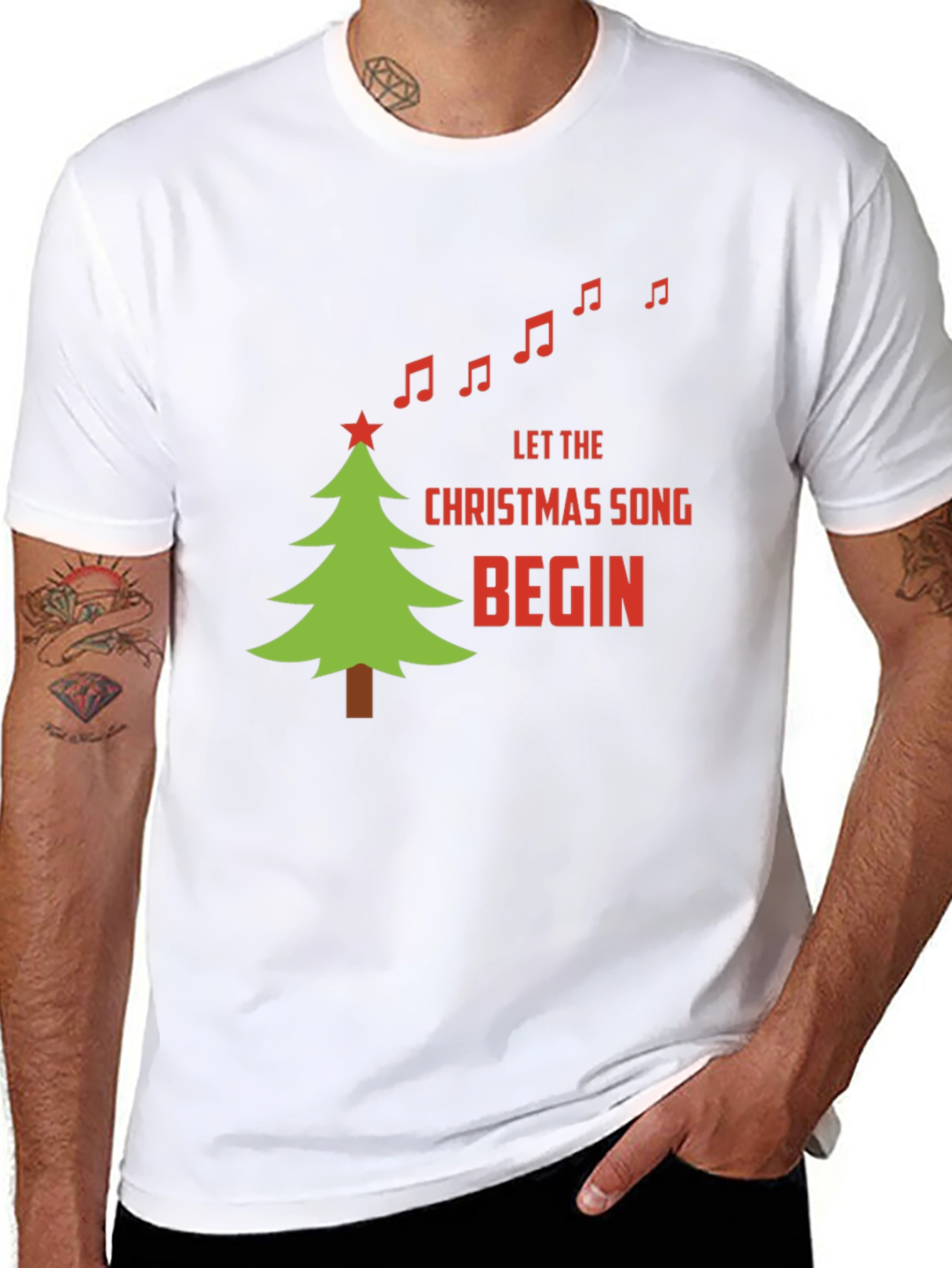 Christmas Song T-Shirt - Holiday Festive Tee