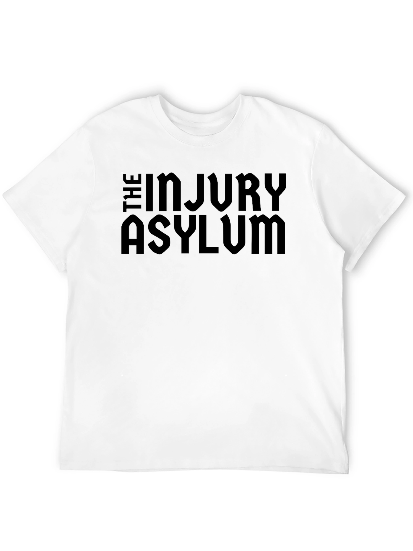 The Injury Asylum Black Graphic Tee