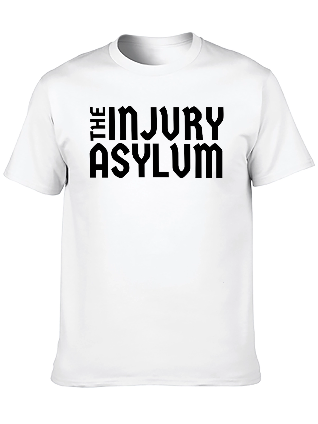 The Injury Asylum Black Graphic Tee