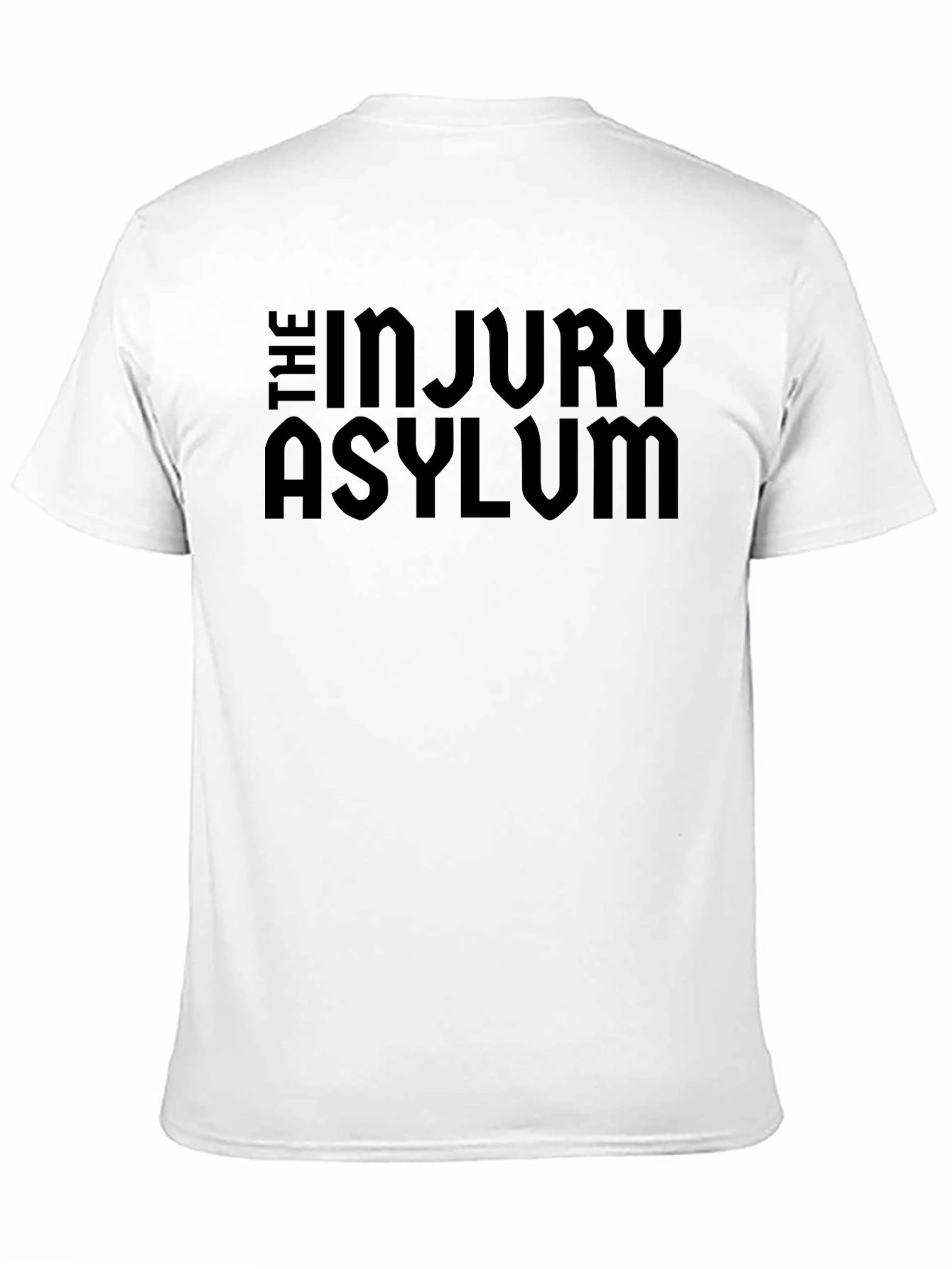 The Injury Asylum Black Graphic Tee