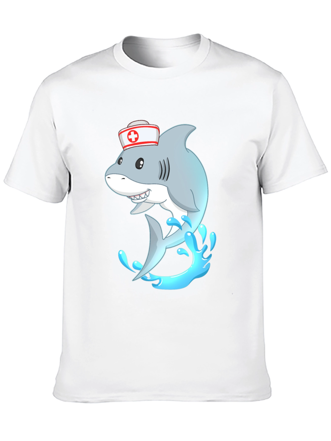 Nurse Shark Tee - Cartoon Sea Life Graphic