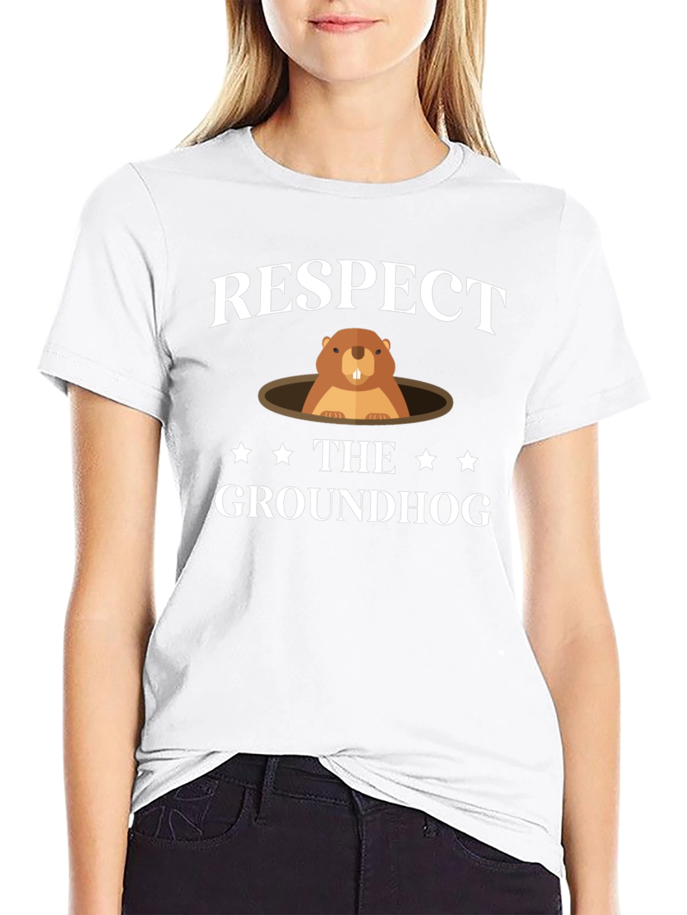 Respect the Groundhog T-Shirt - Unisex