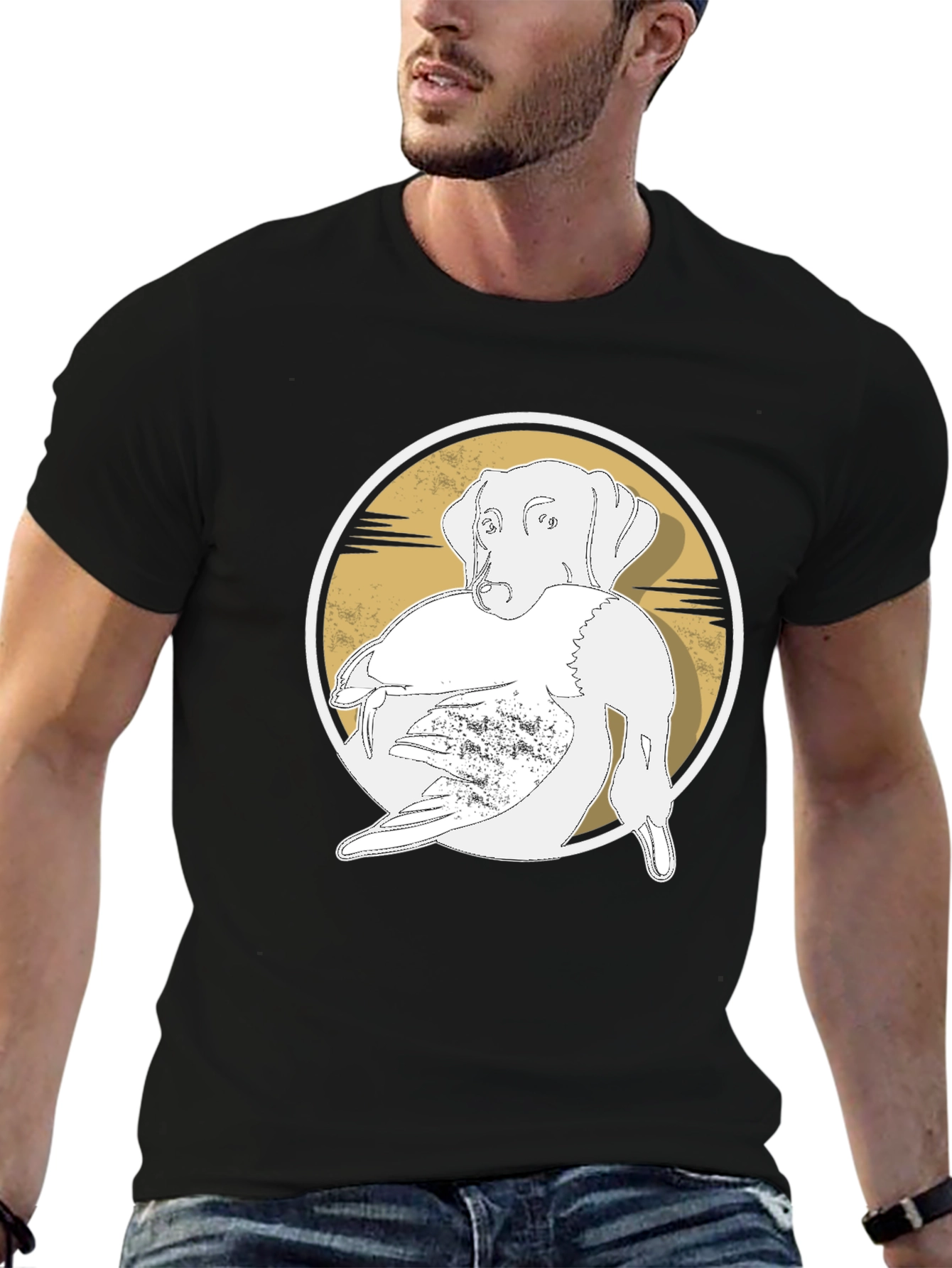 Dog and Duck Graphic Tee - Hunting Apparel