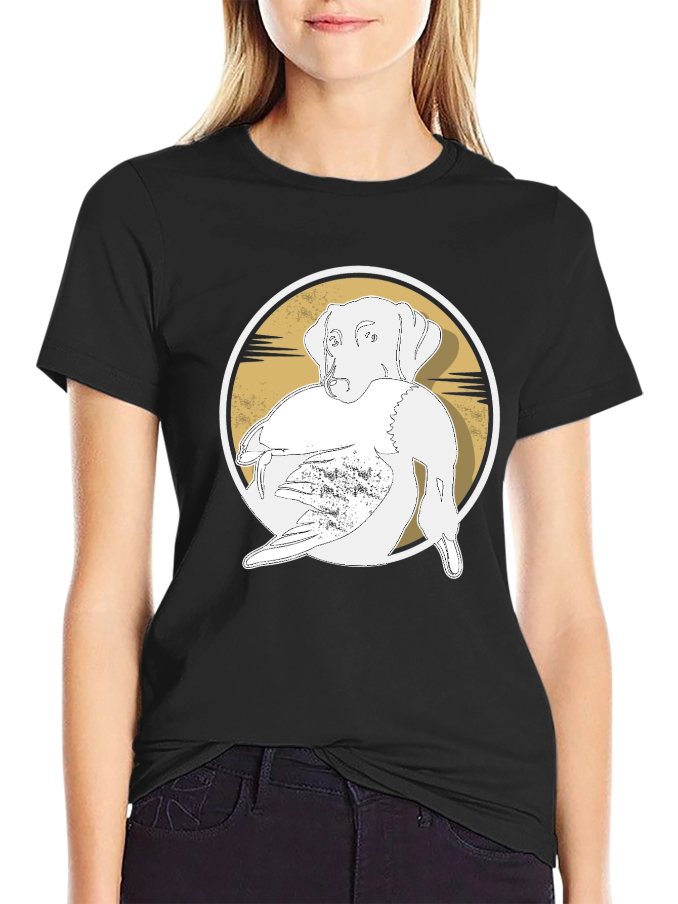Dog and Duck Graphic Tee - Hunting Apparel