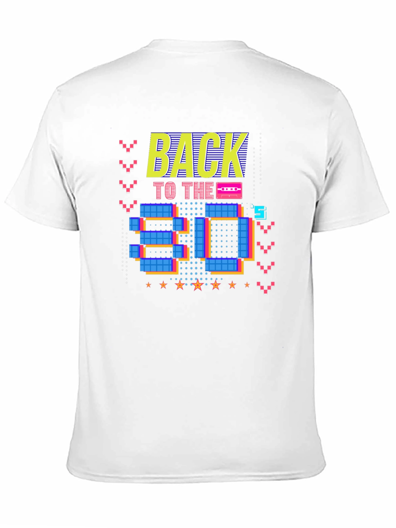 Retro 80s Graphic Print Black T-Shirt