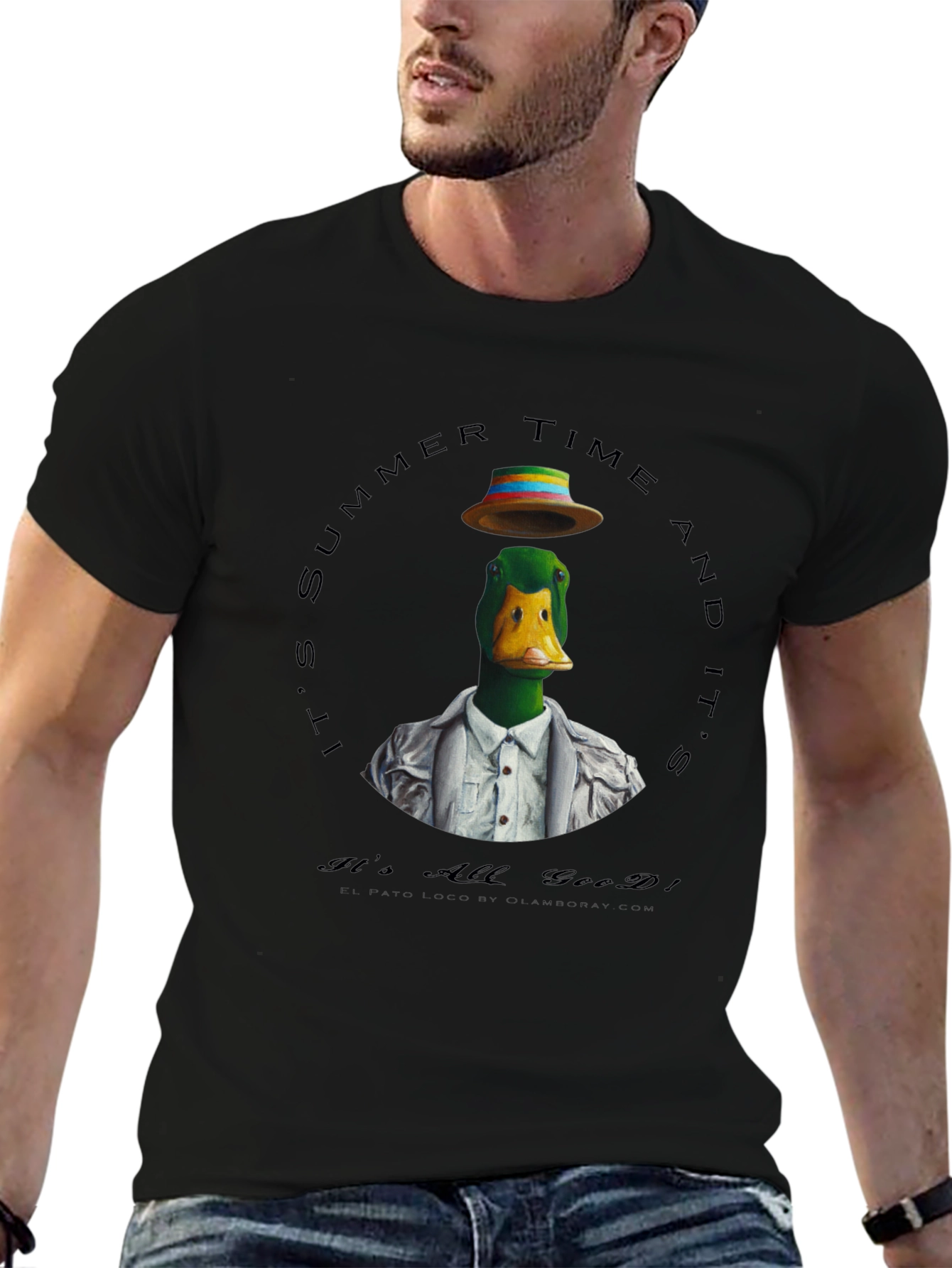 Summer Duck Graphic T-Shirt
