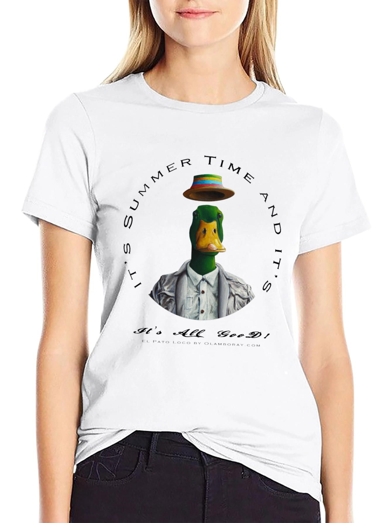 Summer Duck Graphic T-Shirt