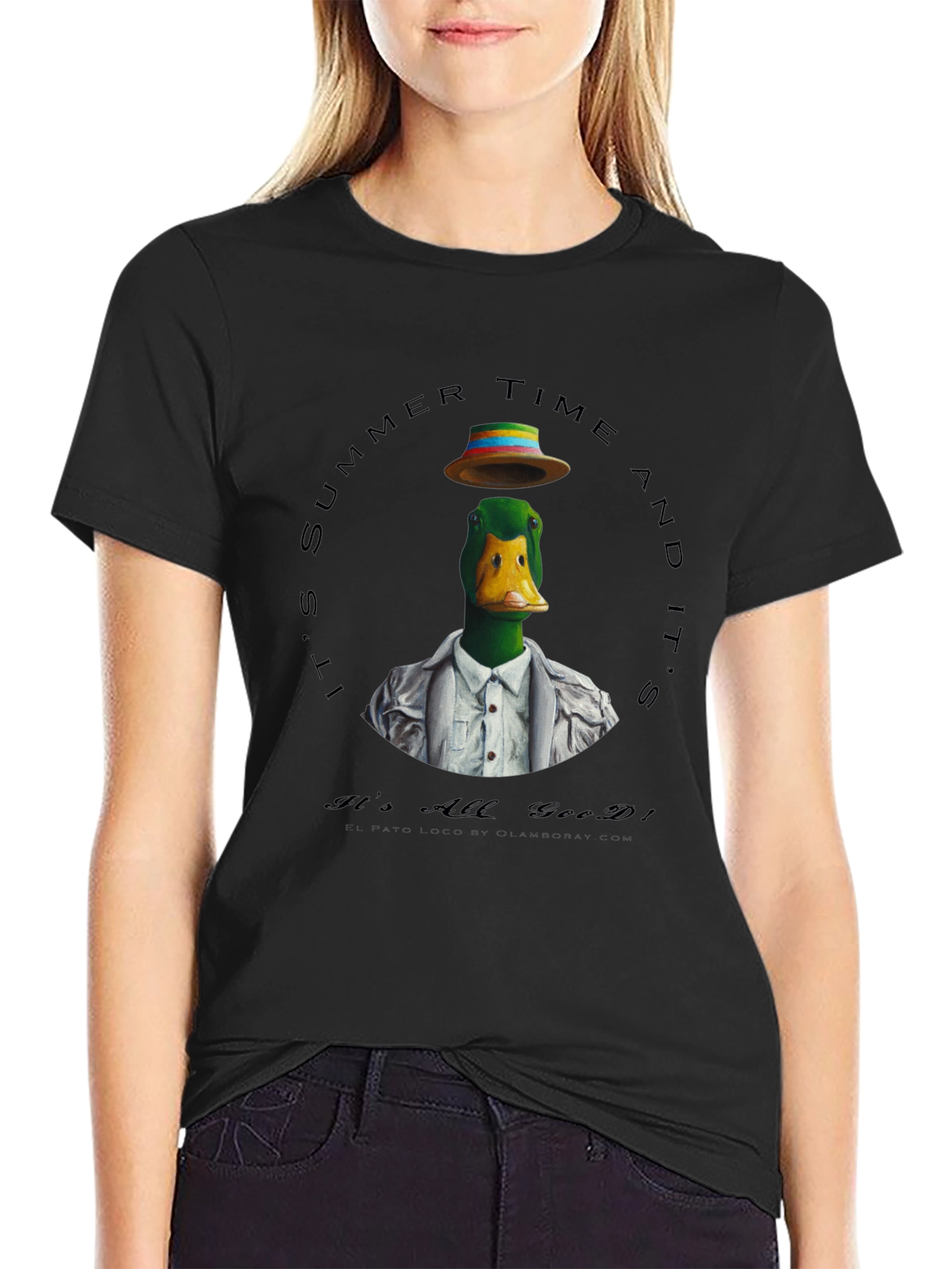 Summer Duck Graphic T-Shirt