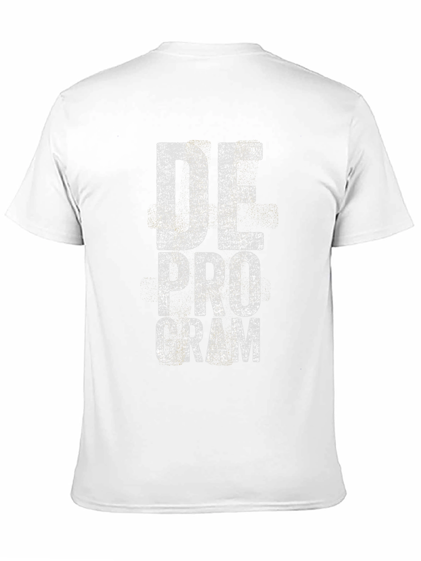 DEPROGRAM Graphic Tee - Black Cotton Blend T-Shirt