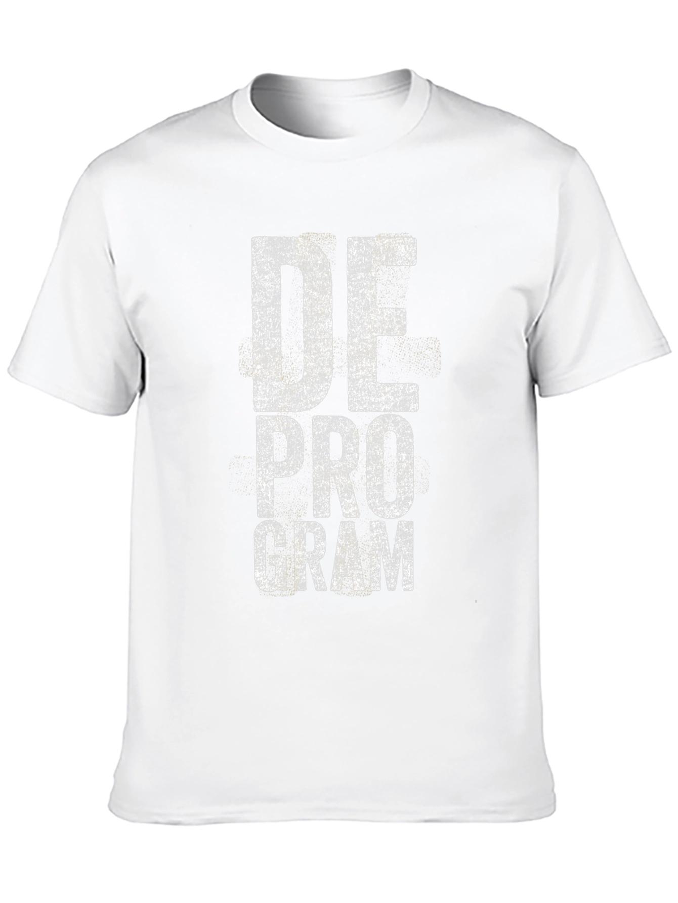 DEPROGRAM Graphic Tee - Black Cotton Blend T-Shirt