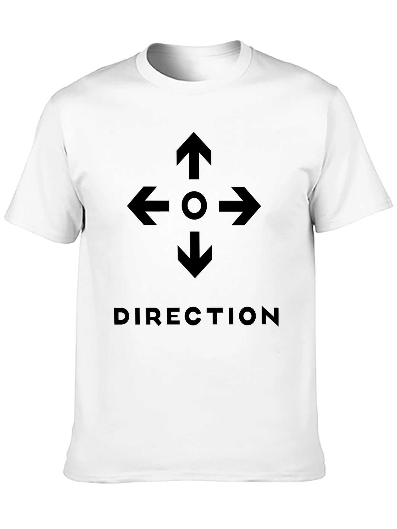 Direction Arrows Graphic Tee - Modern Compass Design