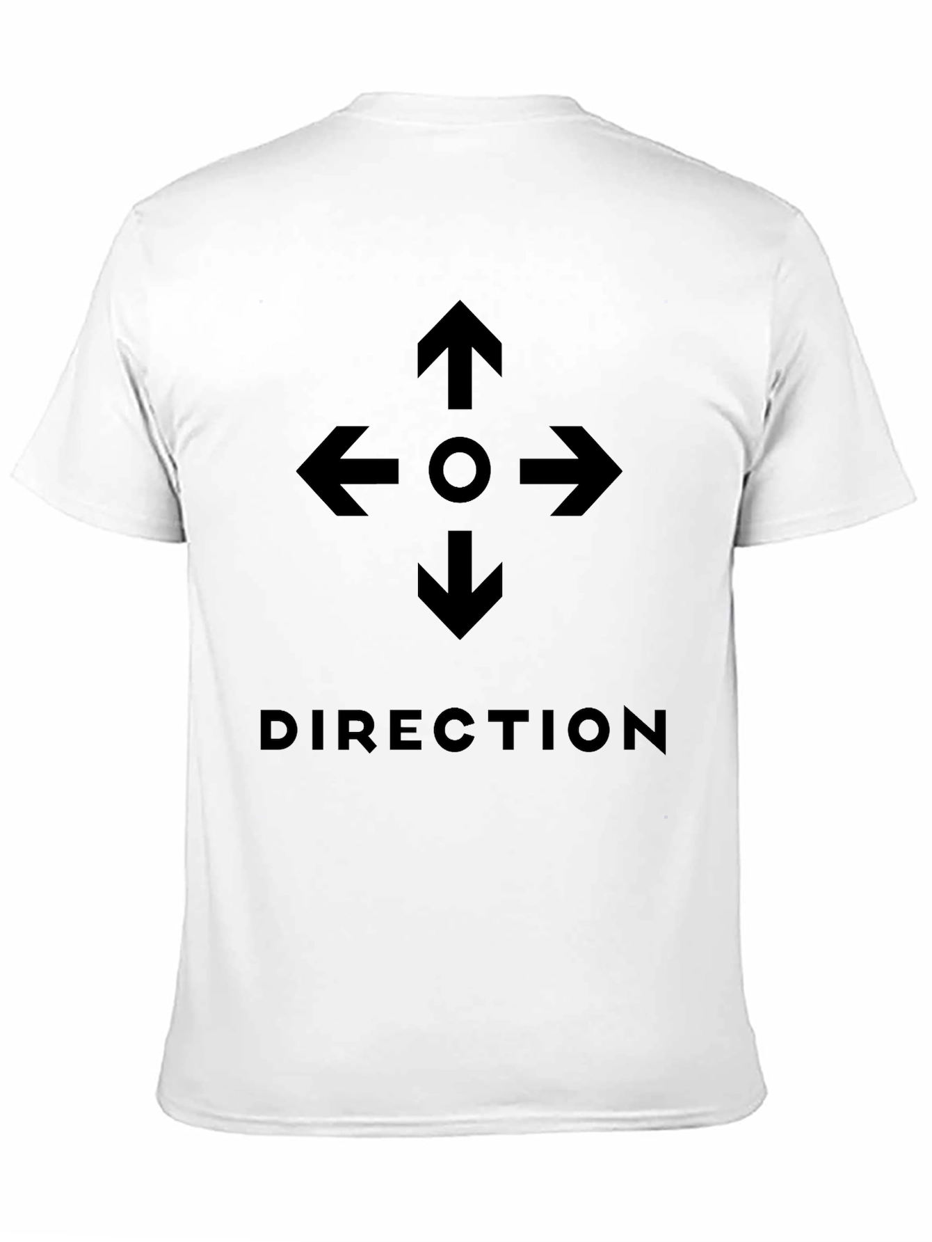 Direction Arrows Graphic Tee - Modern Compass Design