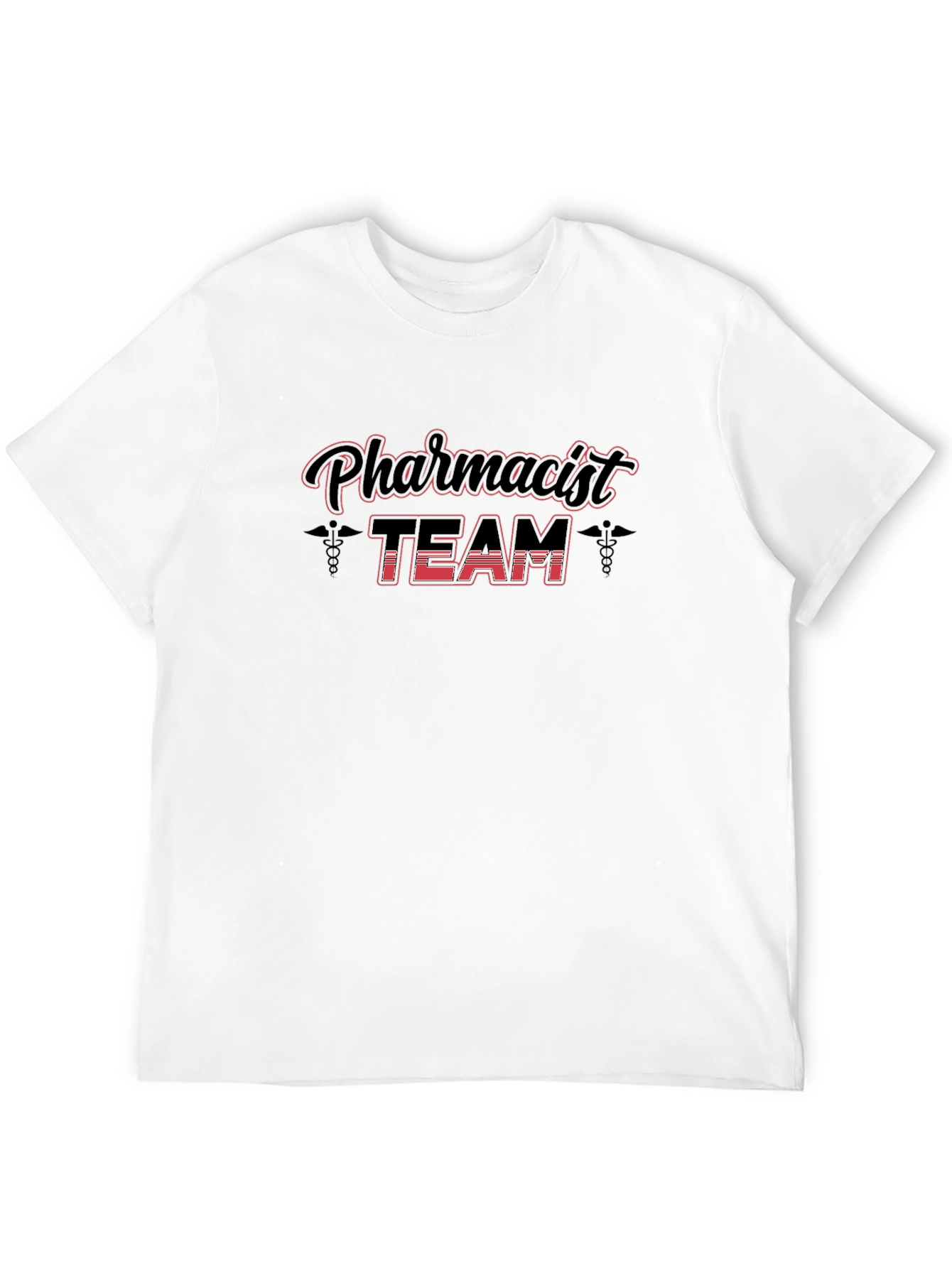 Pharmacist Team Black Graphic T-Shirt