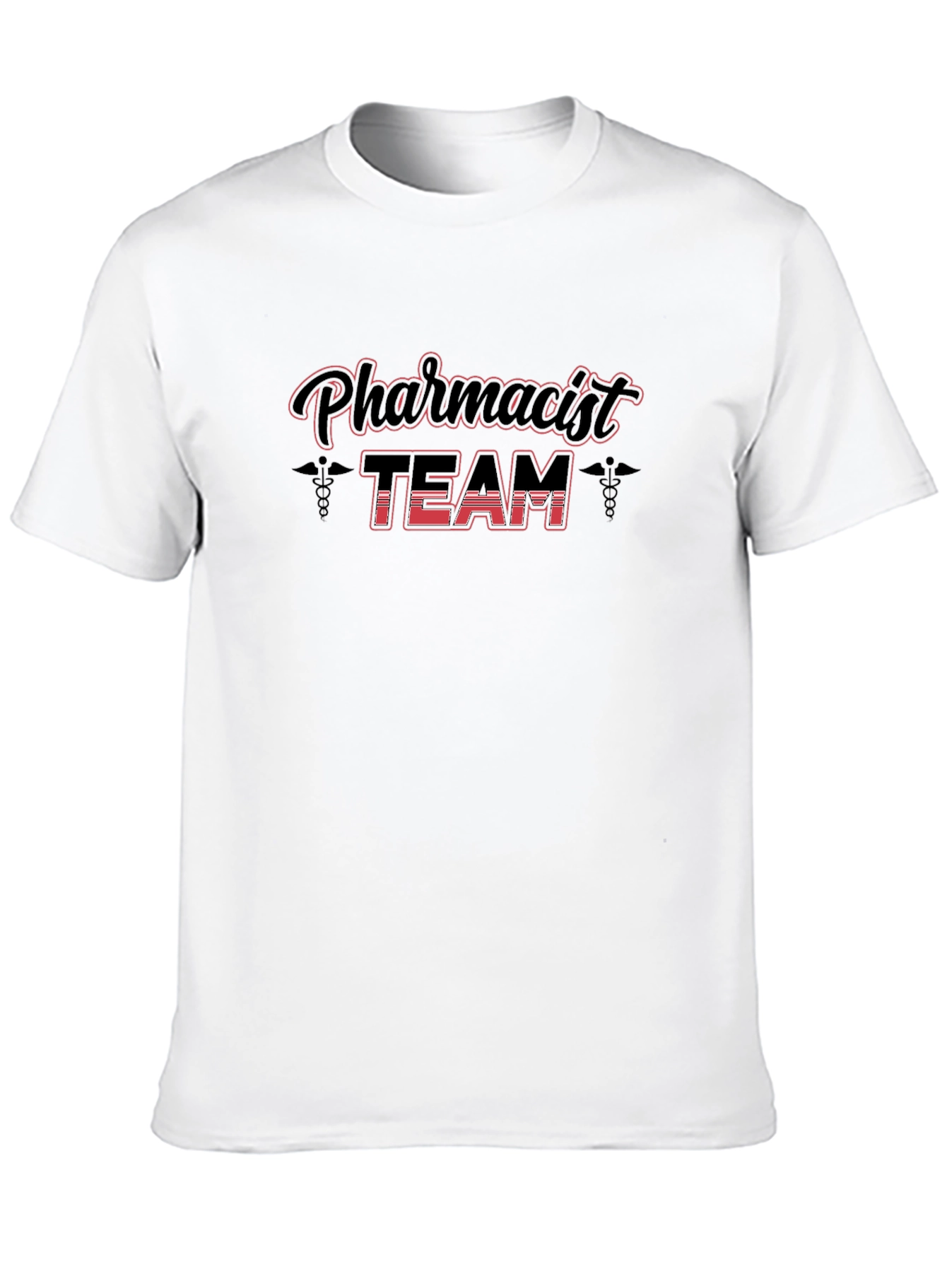 Pharmacist Team Black Graphic T-Shirt