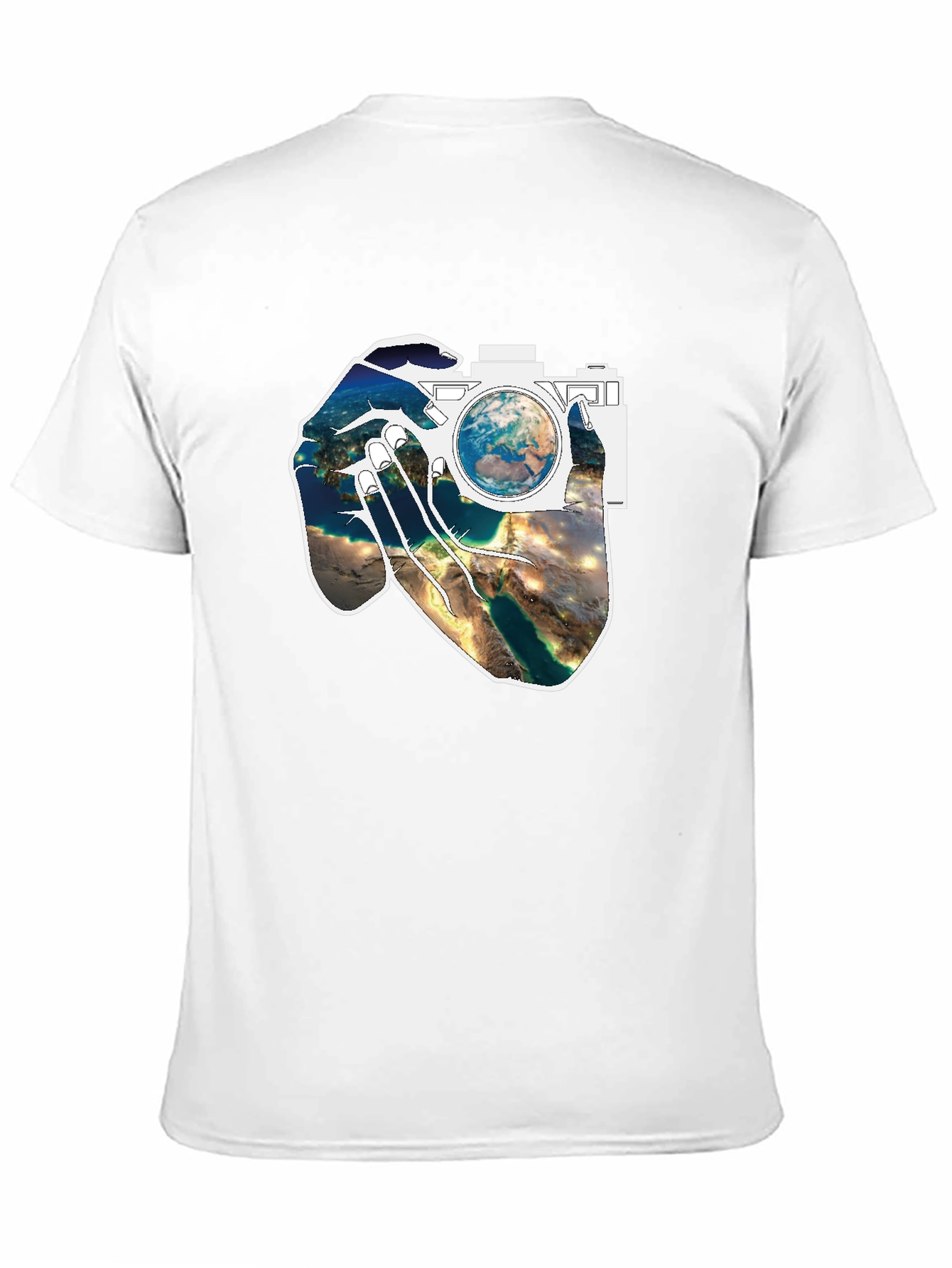 Earth View Camera Graphic Tee