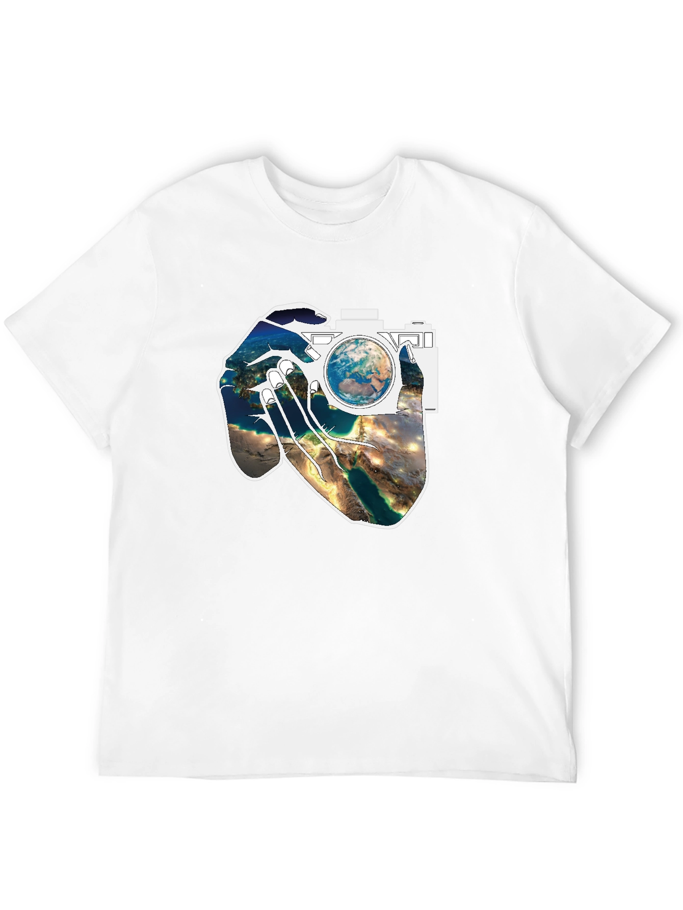 Earth View Camera Graphic Tee