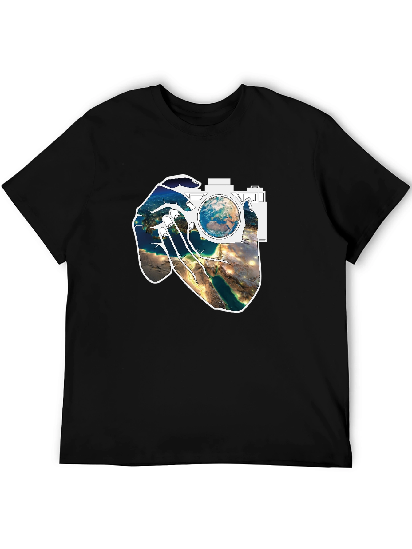 Earth View Camera Graphic Tee
