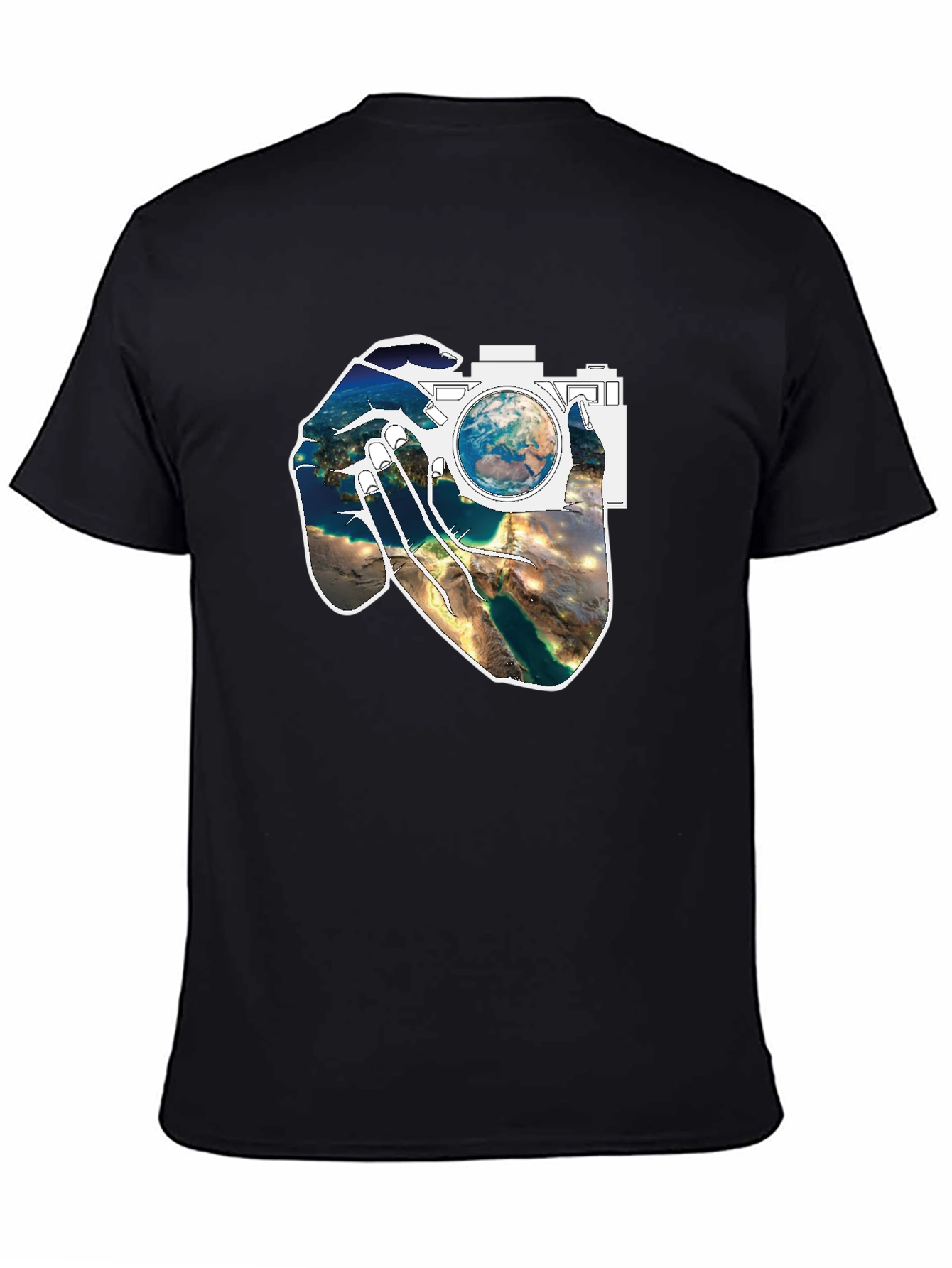 Earth View Camera Graphic Tee