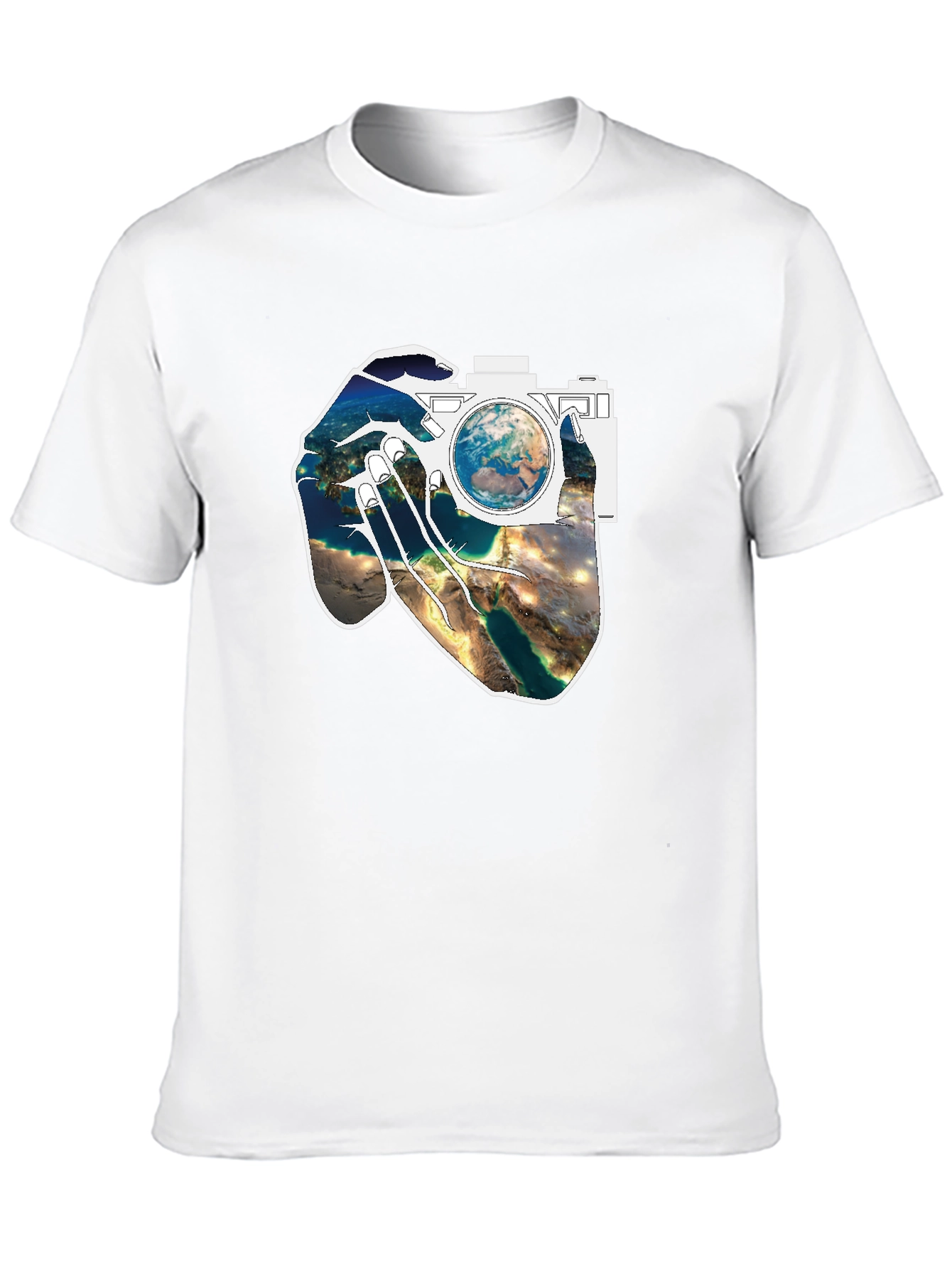 Earth View Camera Graphic Tee