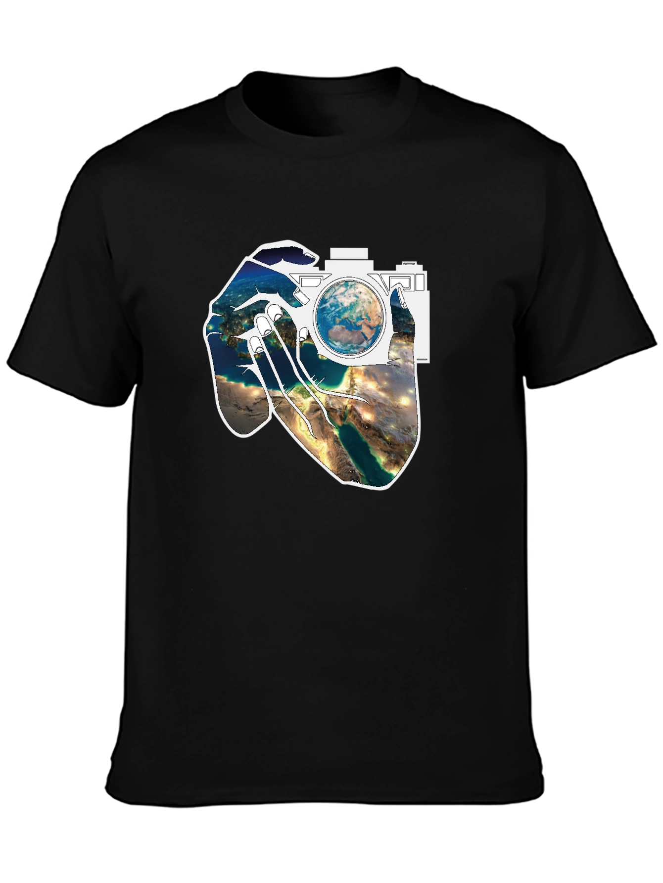 Earth View Camera Graphic Tee