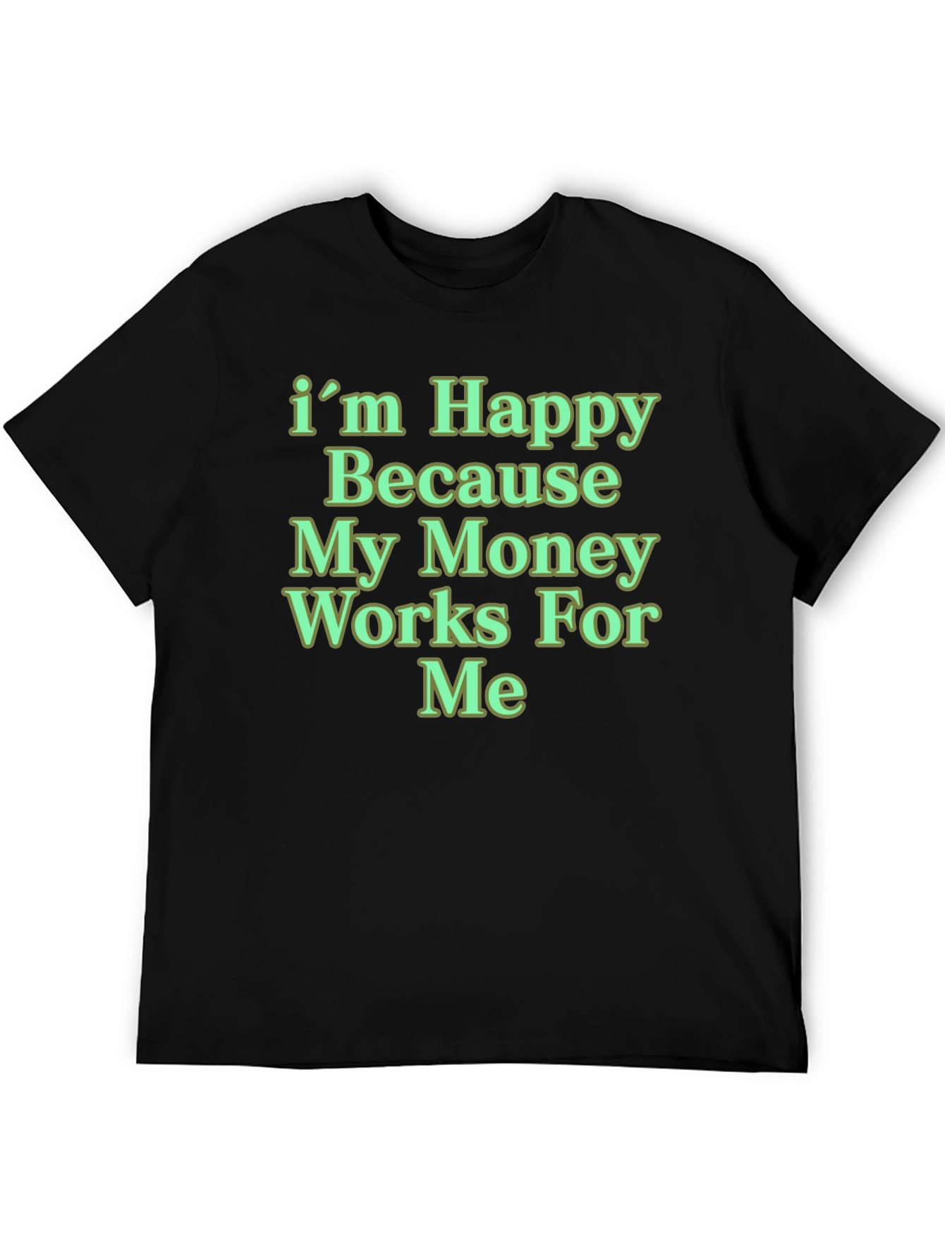 Happy Money Black T-Shirt