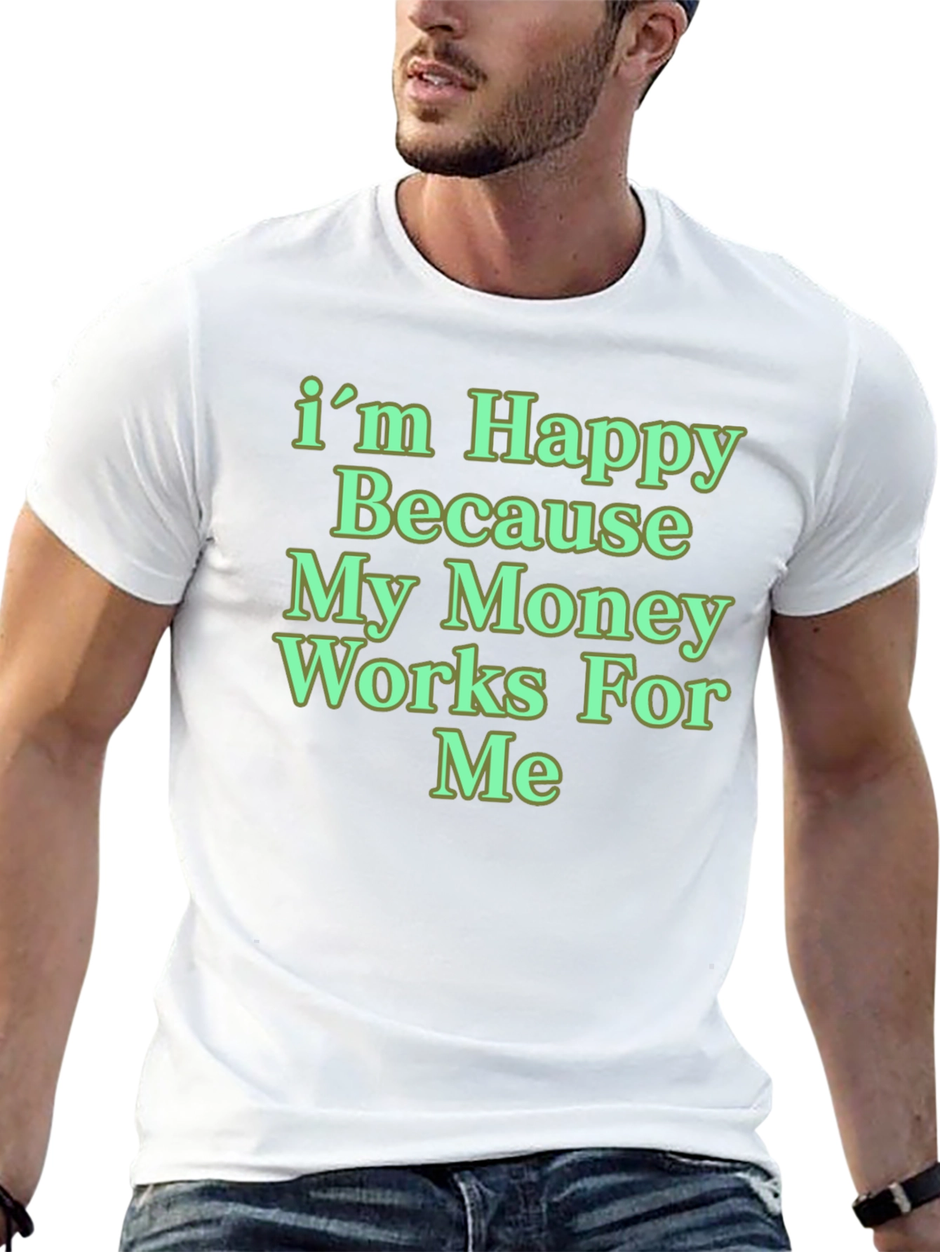 Happy Money Black T-Shirt