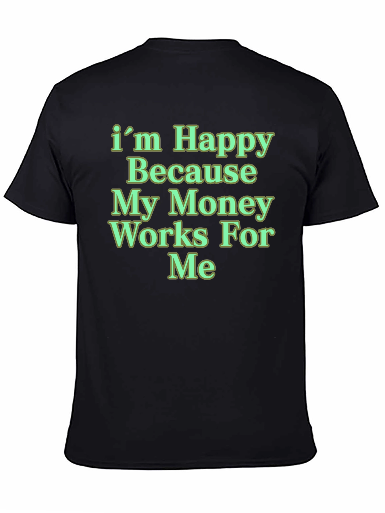 Happy Money Black T-Shirt