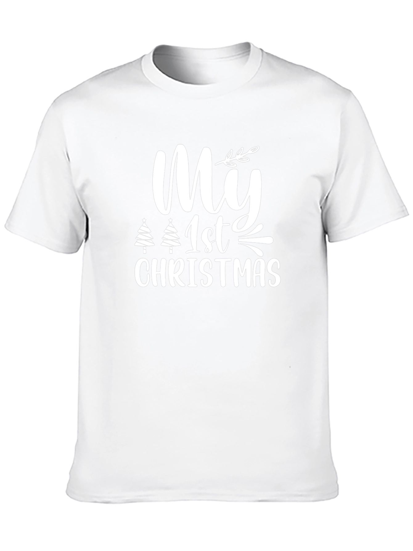 My 1st Christmas Black Graphic Tee