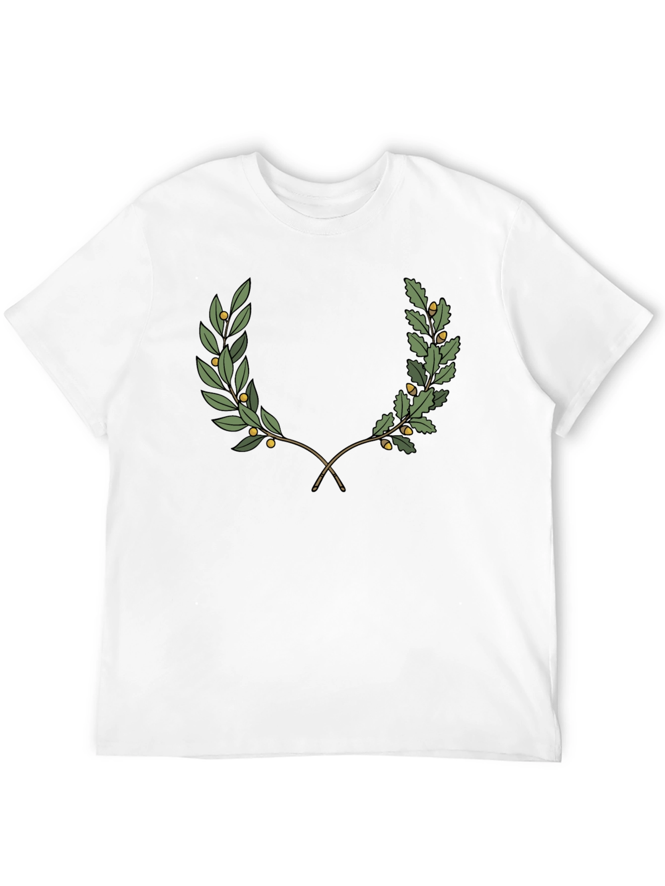 Botanical Wreath Graphic T-Shirt